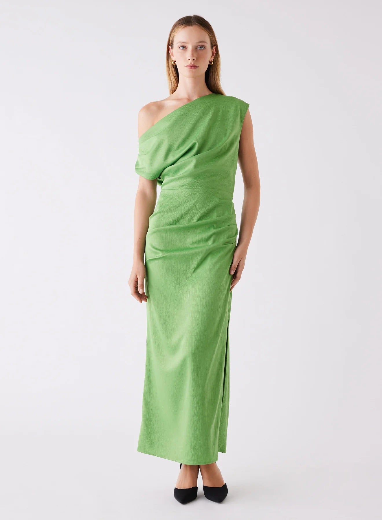 Esmaee Dustin Dress [COLOUR:kiwi green SIZE:XS]