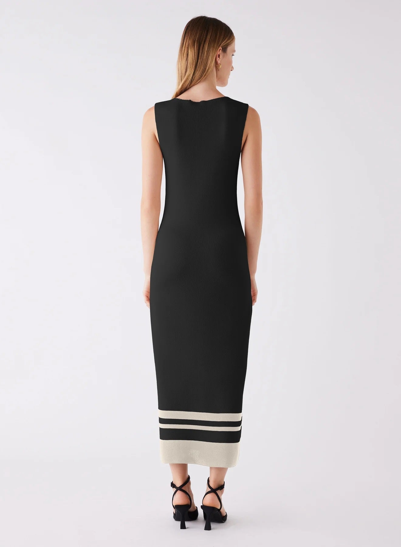 Esmaee Axel Dress [COLOUR:Black/cream SIZE:XS]