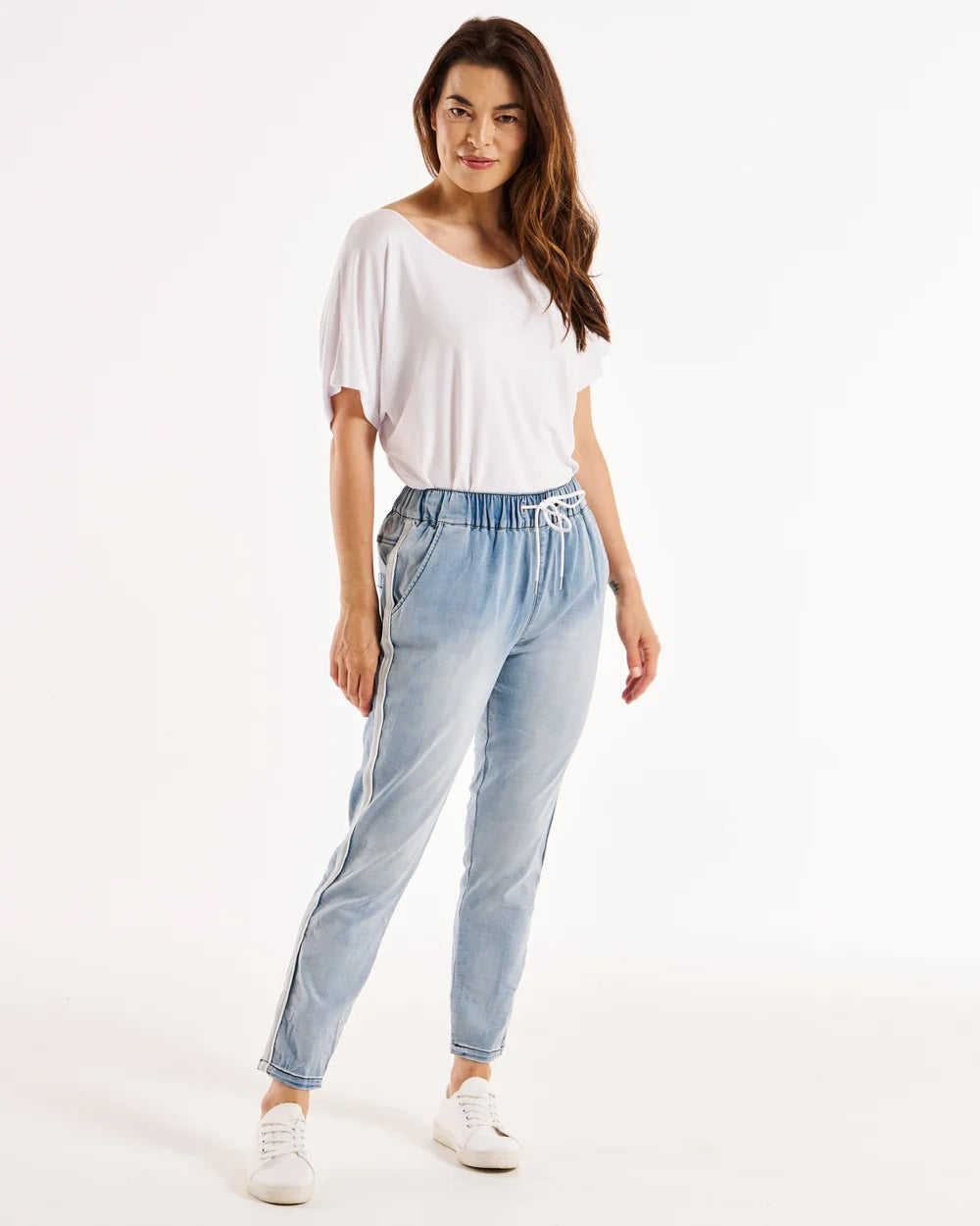 Betty Basics Brooks Jean [COLOUR:Washed Blue  SIZE:8]