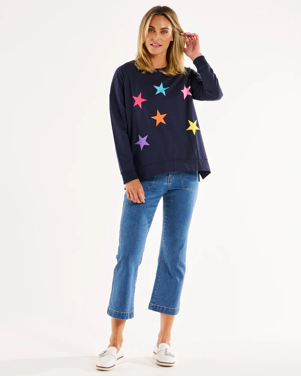 Betty Basics Sienna Star Jumper [COLOUR:Star Print SIZE:8]