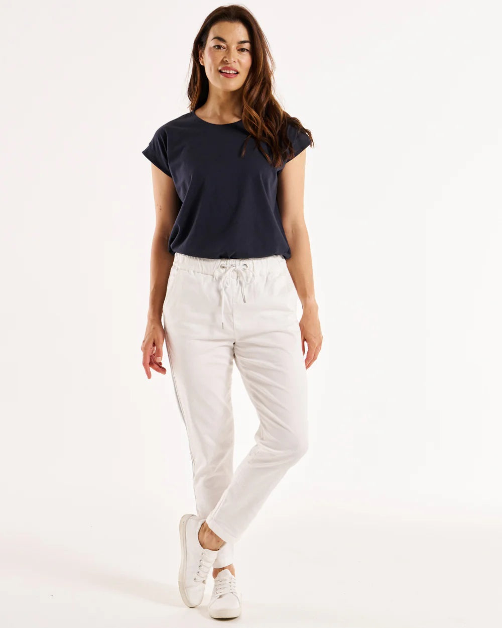 Betty Basics Brooks Jean [COLOUR:White SIZE:8]