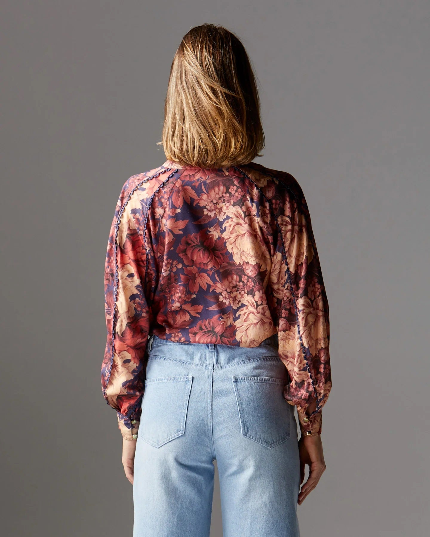 Fate + Becker Berry Kiss Blouse [COLOUR:Floral SIZE:8]