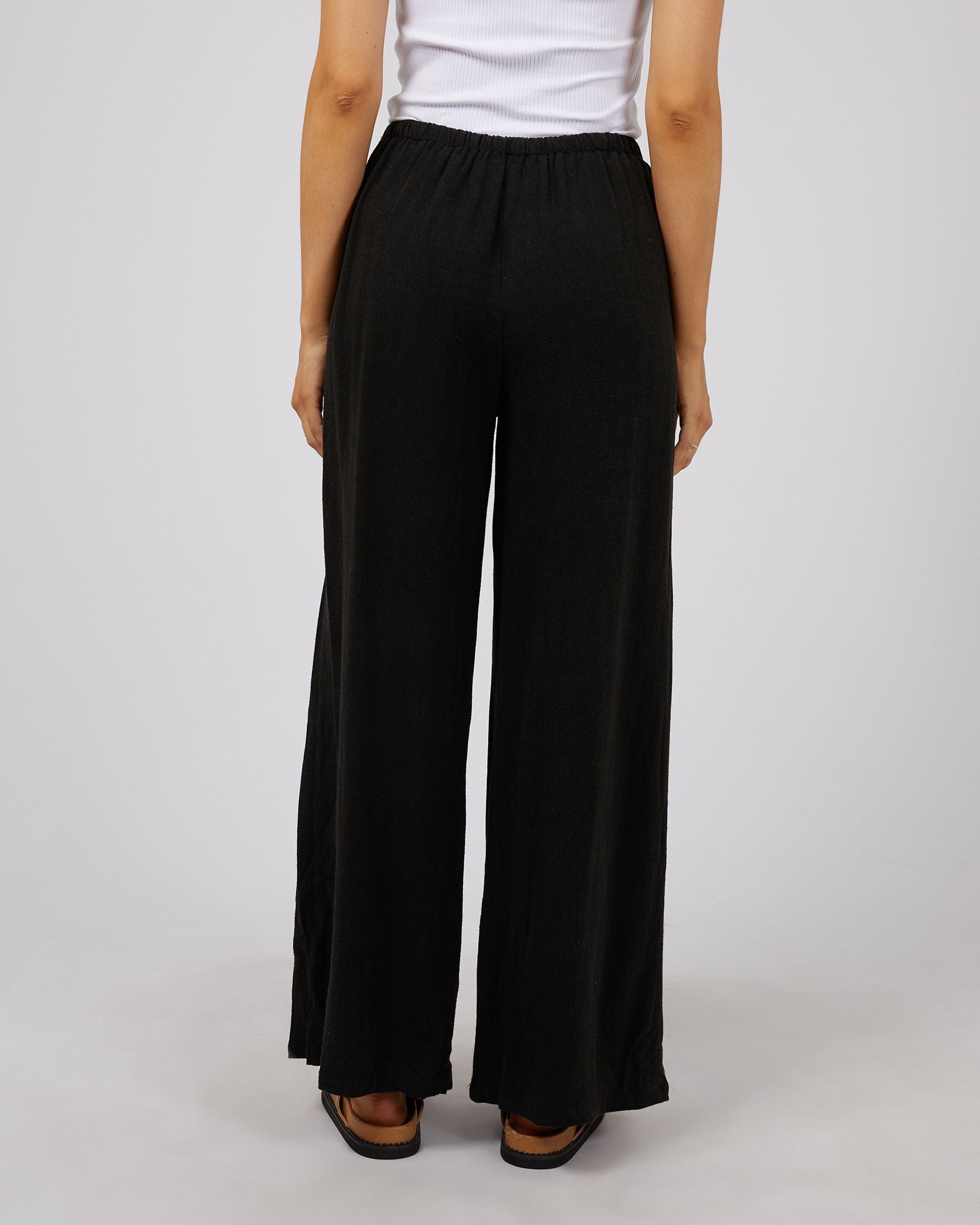 All About Eve Luxe Linen Pant [COLOUR:Black SIZE:6]