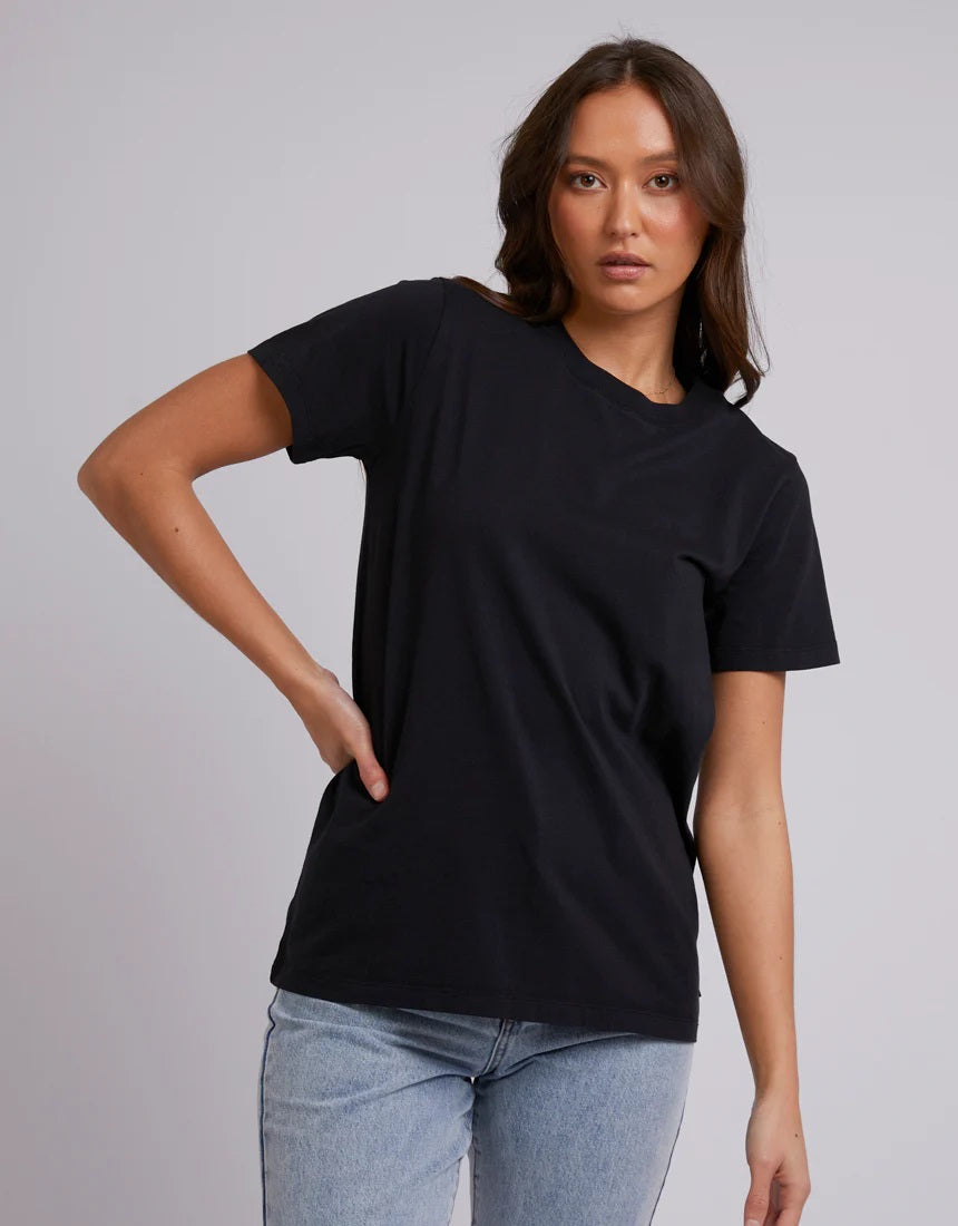 Silent Theory Layering Tee [COLOUR:Black SIZE:6]