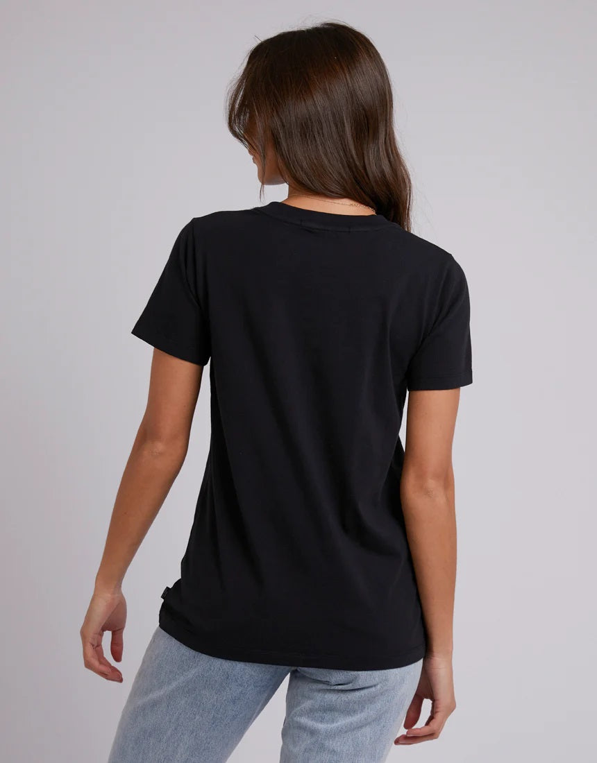 Silent Theory Layering Tee [COLOUR:Black SIZE:6]