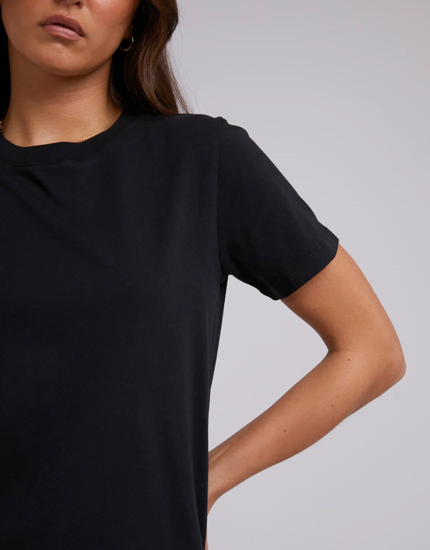 Silent Theory Layering Tee [COLOUR:Black SIZE:6]