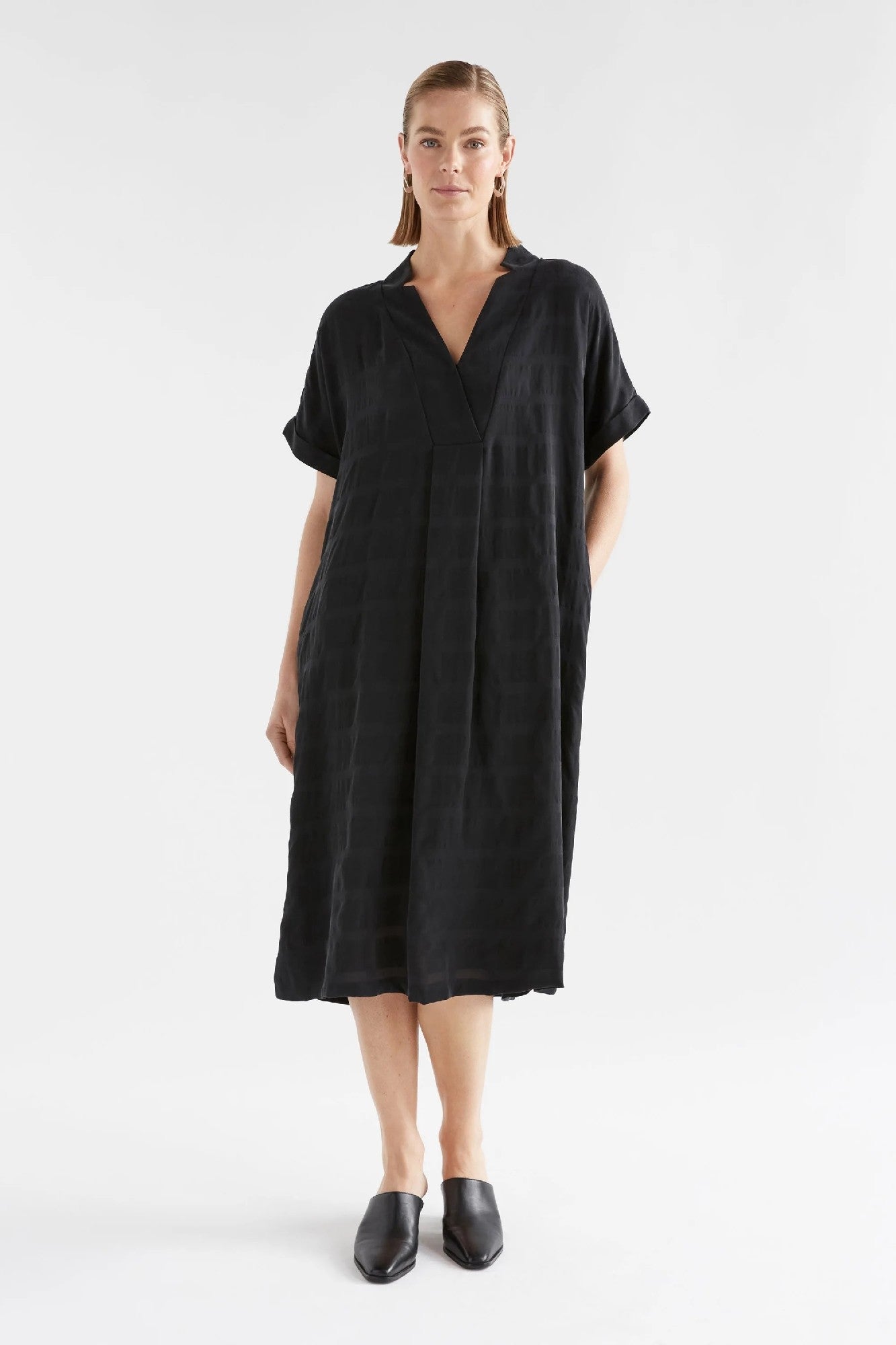 Elk Flekke Dress [COLOUR:Black SIZE:12]