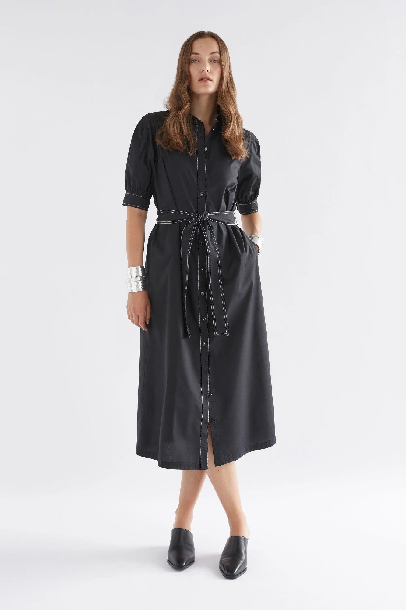 Elk Takt Dress [COLOUR:Black SIZE:8]