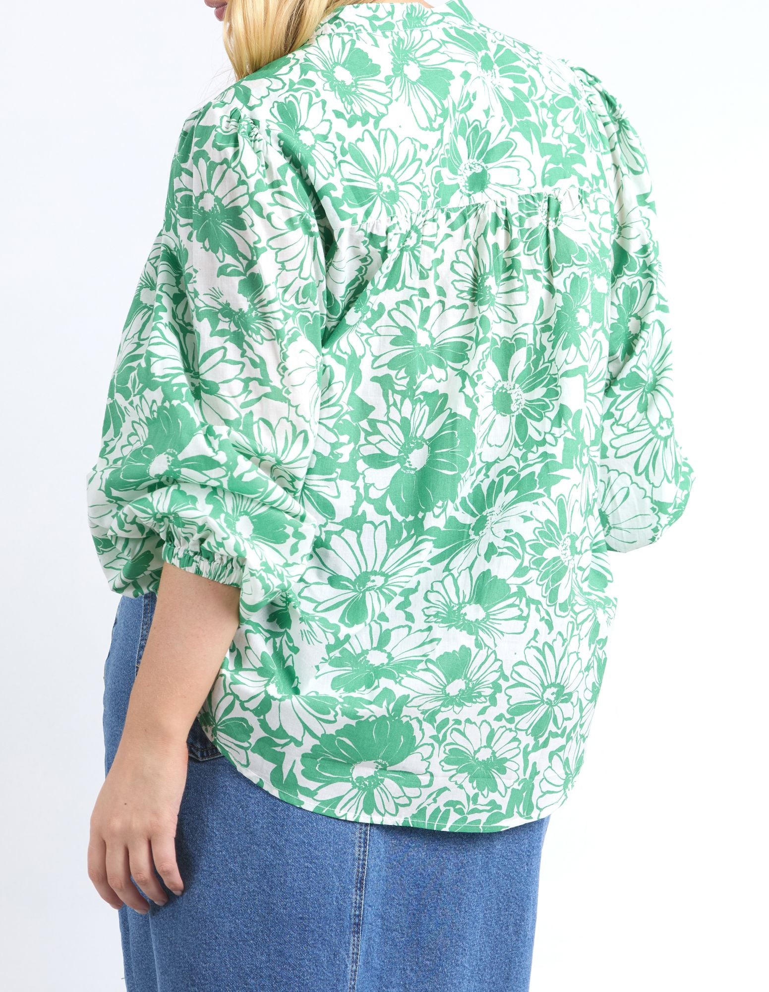 Elm Florentina Blouse [COLOUR:Green SIZE:10]