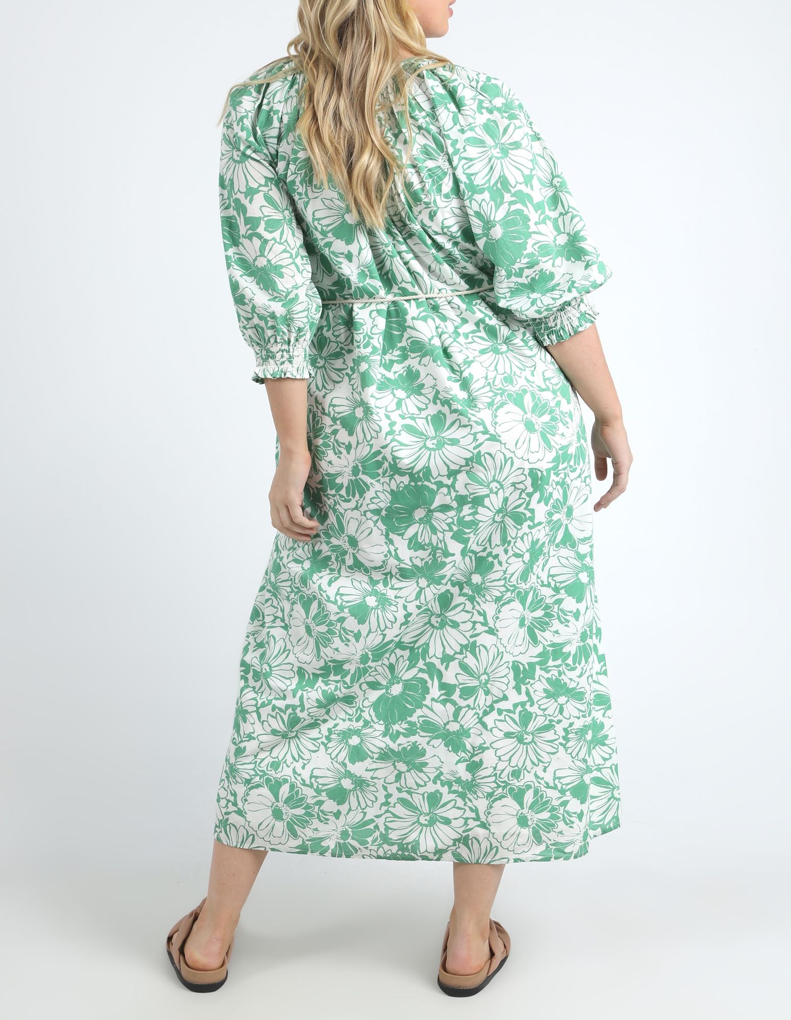 Elm Florentina Dress [COLOUR:Green SIZE:10]