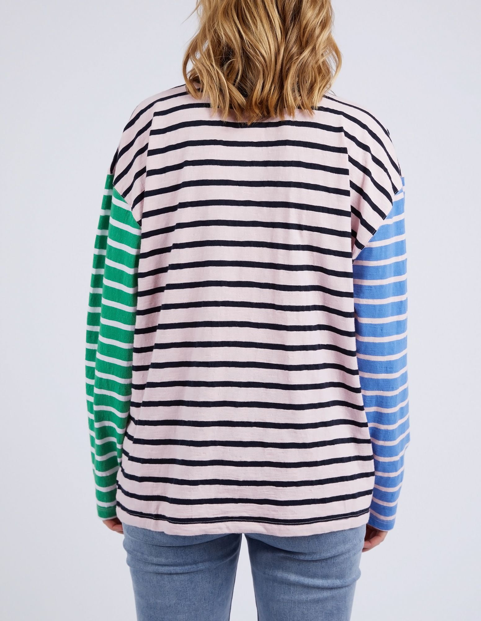 Elm Sally Stripe L/S Tee [COLOUR:Pinkaboo SIZE:8]