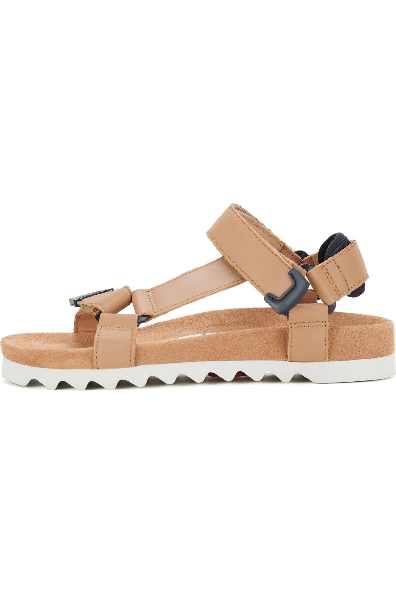 Rollie Tooth Wedge Sandal [COLOUR:Soft Tan SIZE:37]