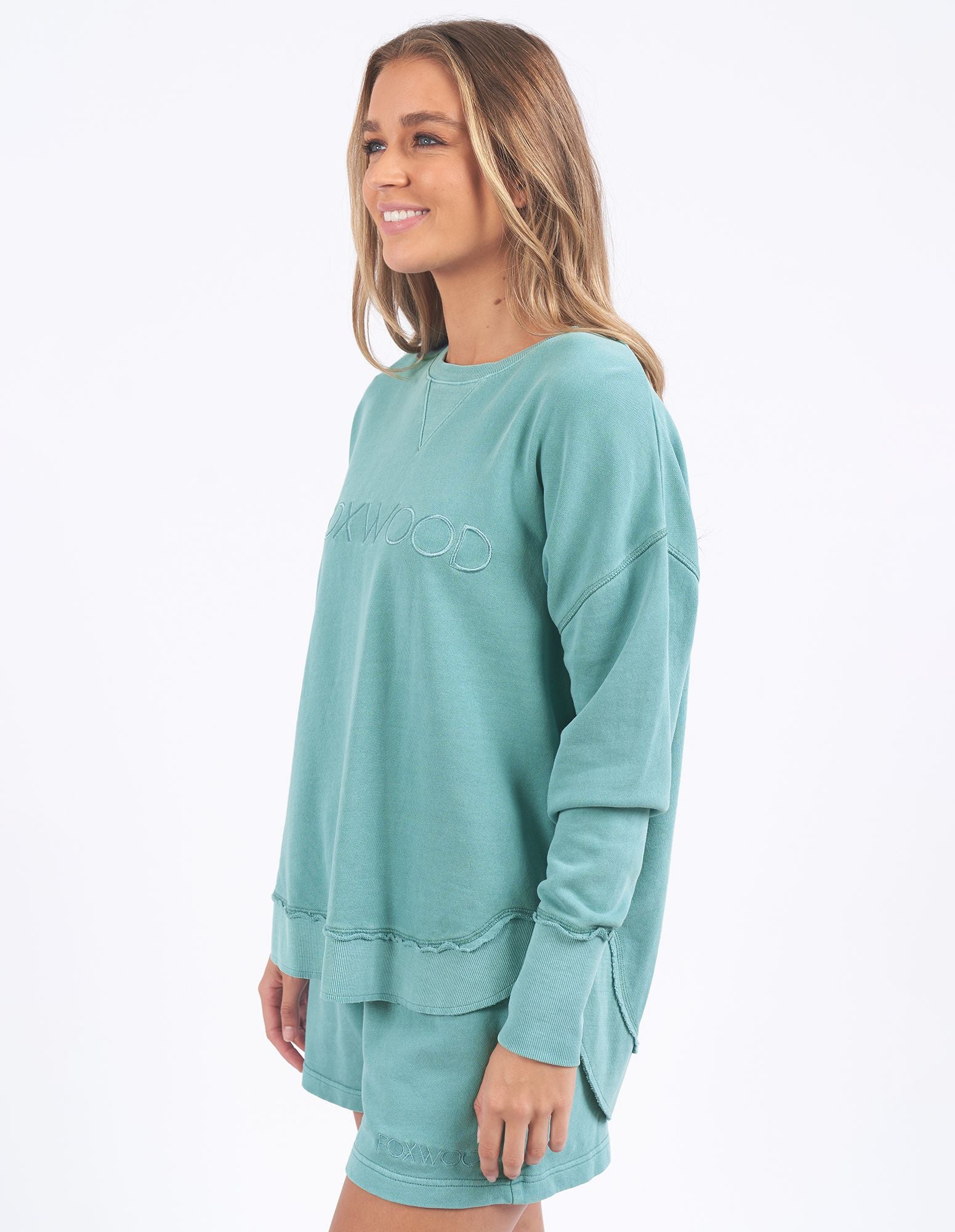 Foxwood Simplified Crew [COLOUR:Seafoam SIZE:8]