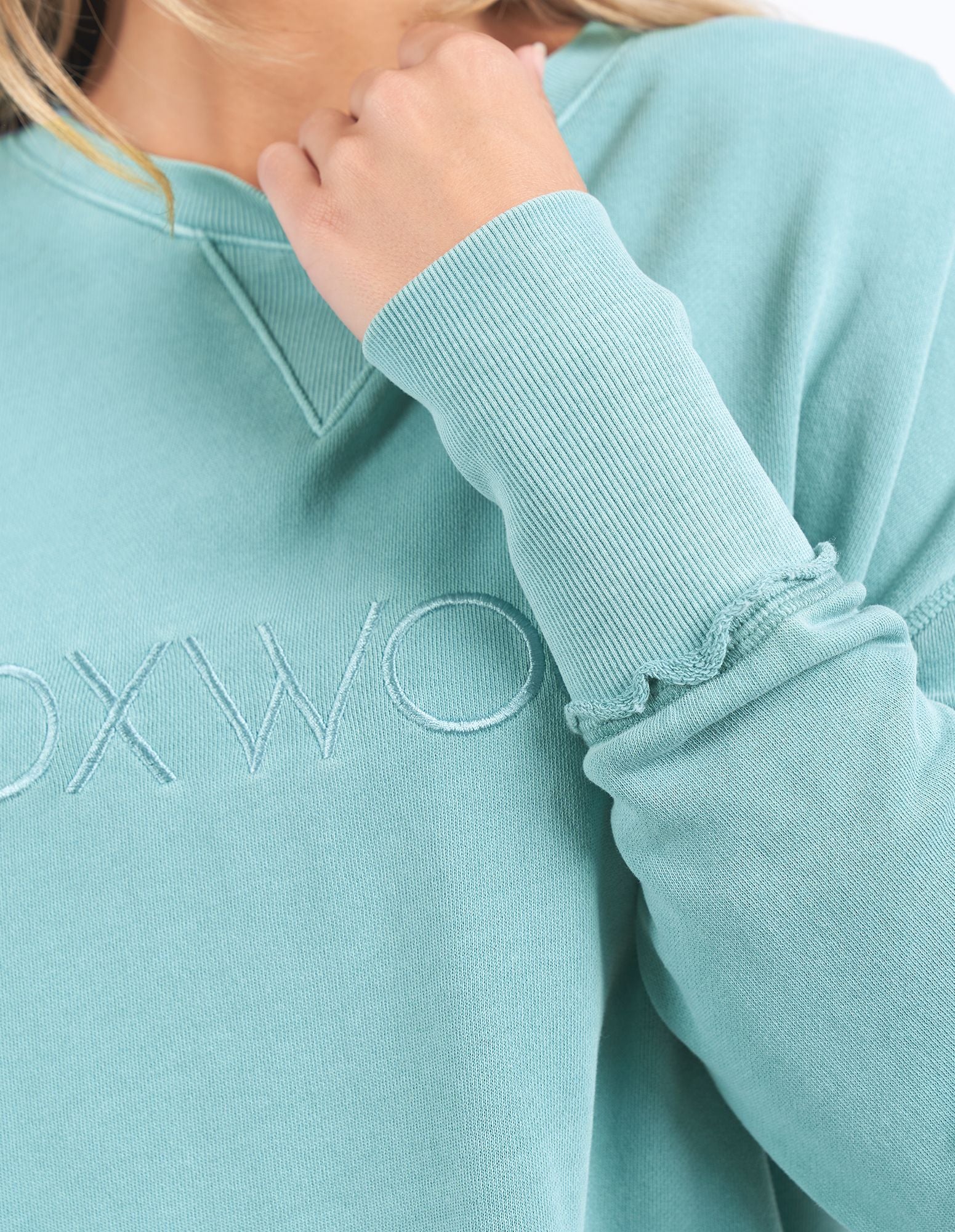 Foxwood Simplified Crew [COLOUR:Seafoam SIZE:8]