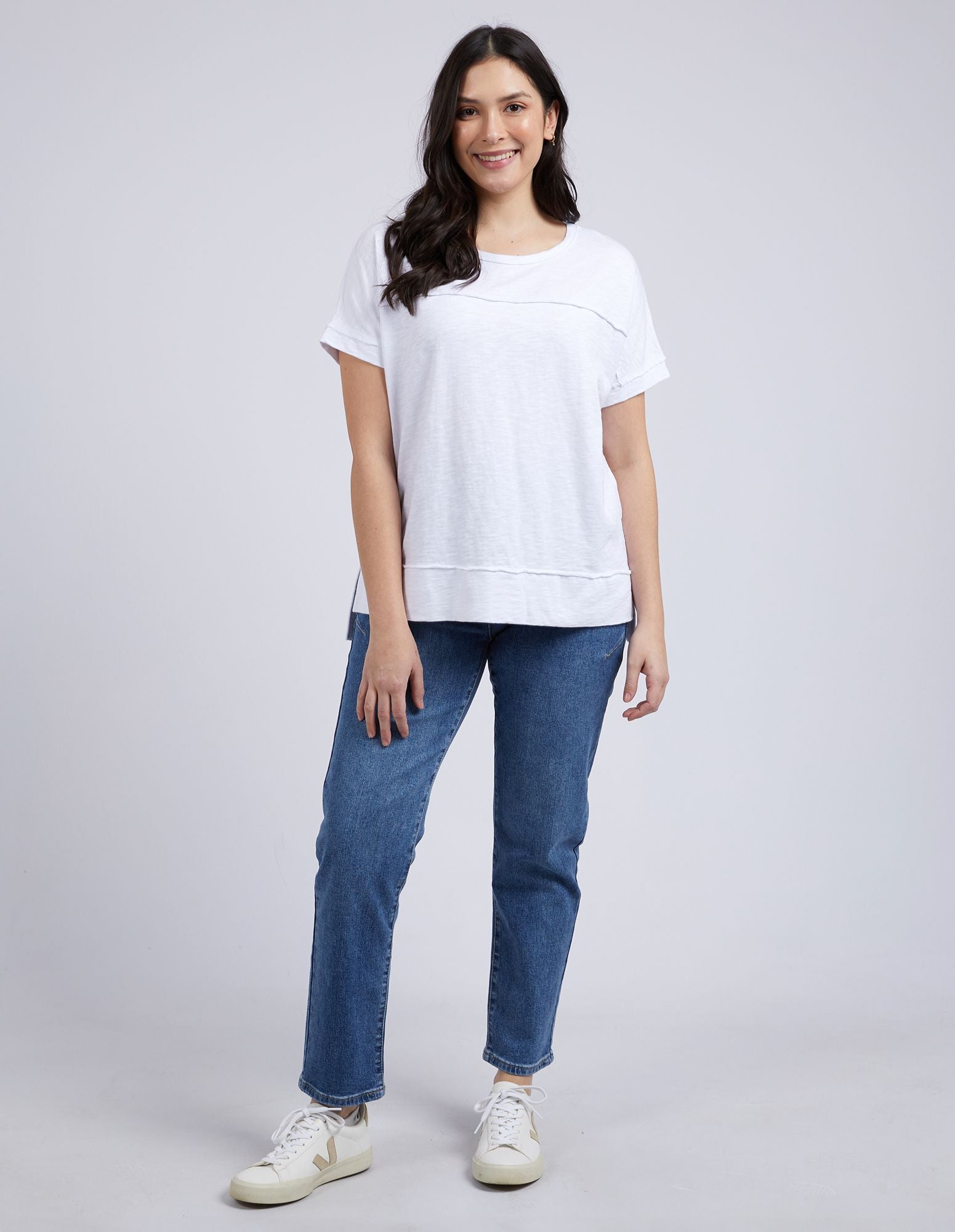 Foxwood Allison Tee [COLOUR:White SIZE:6]