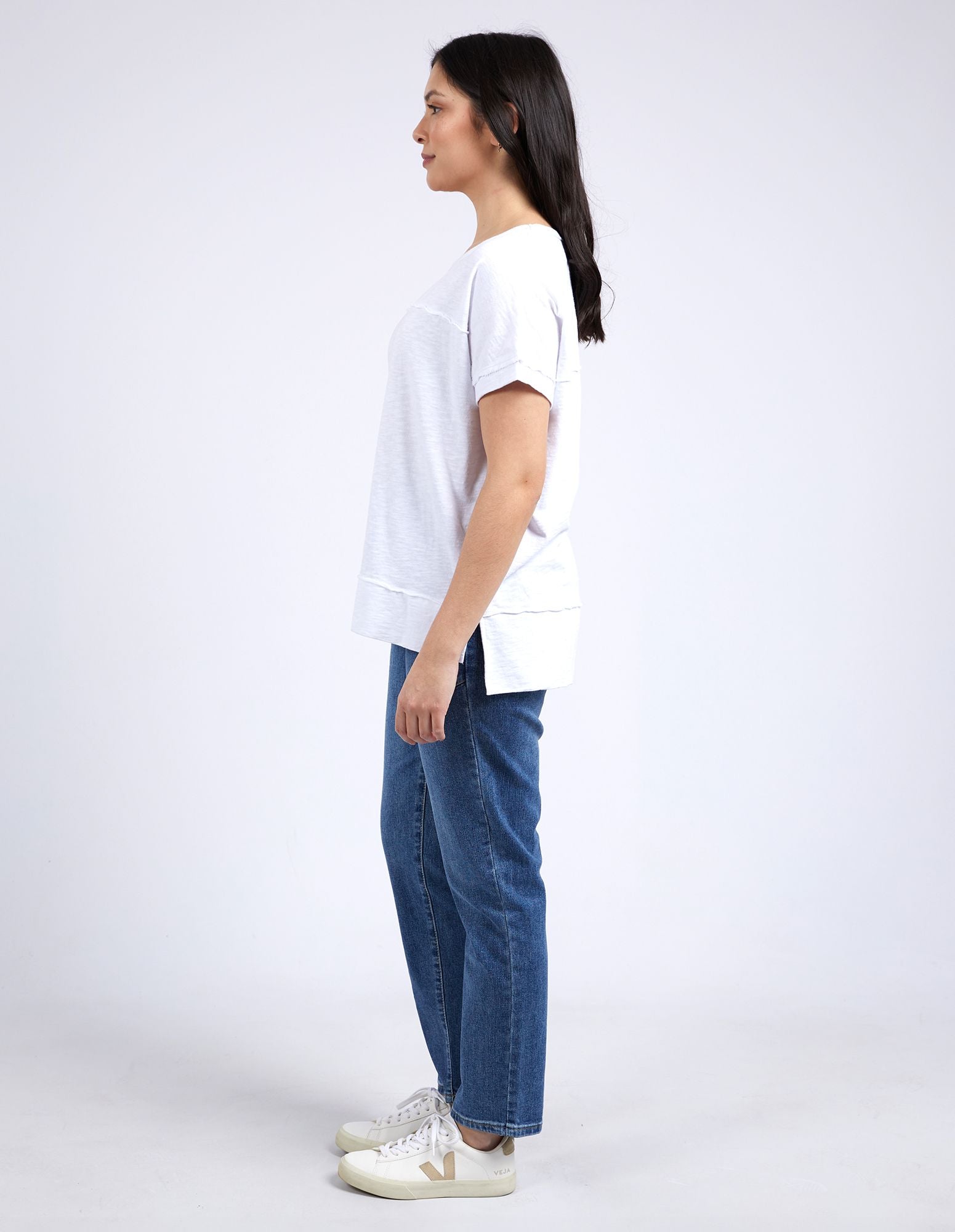 Foxwood Allison Tee [COLOUR:White SIZE:6]