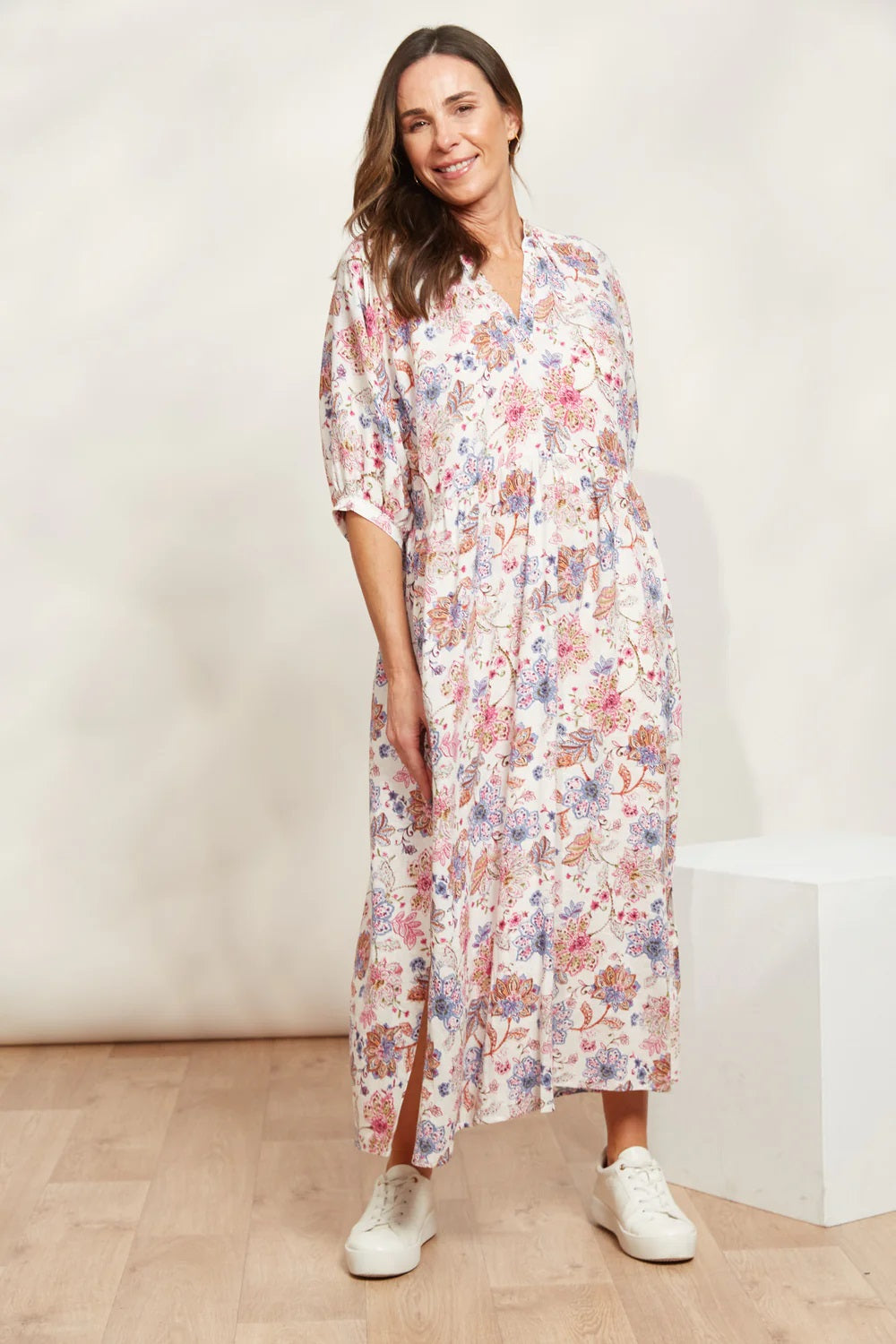 Eb & Ive Seraphic Tie Dress [COLOUR:Paisley SIZE:L]