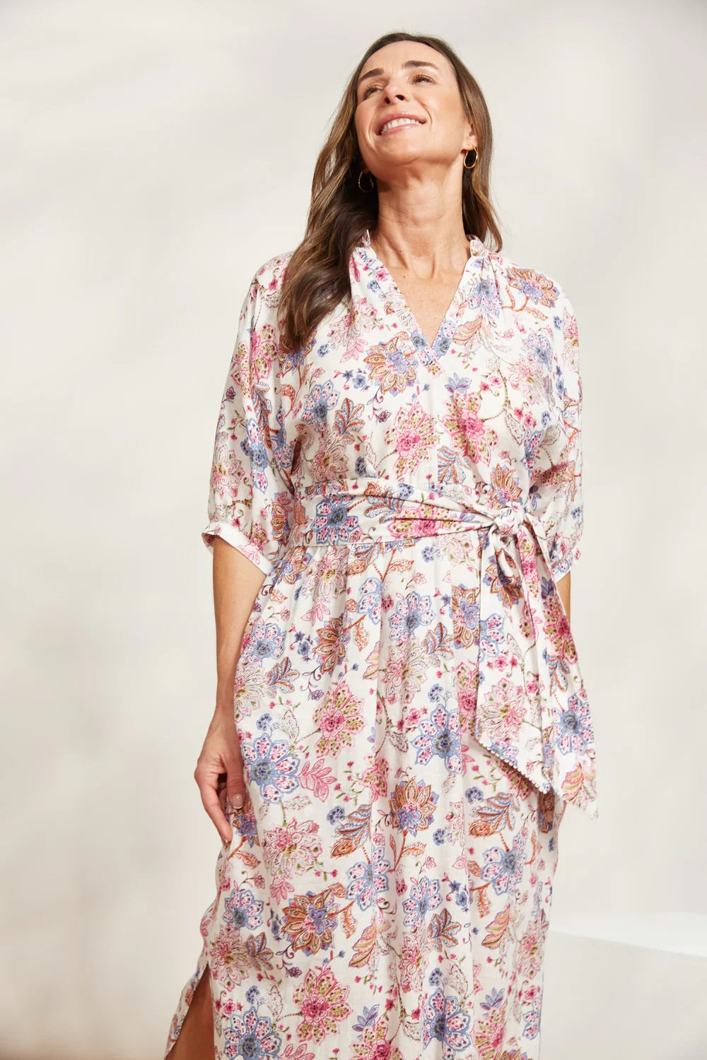 Eb & Ive Seraphic Tie Dress [COLOUR:Paisley SIZE:L]