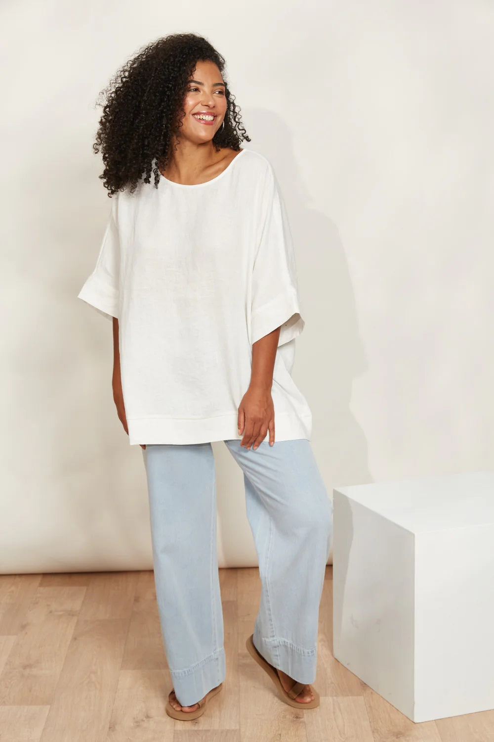 Eb & Ive Seraphic Relaxed Top [COLOUR:Opal   SIZE:One size]