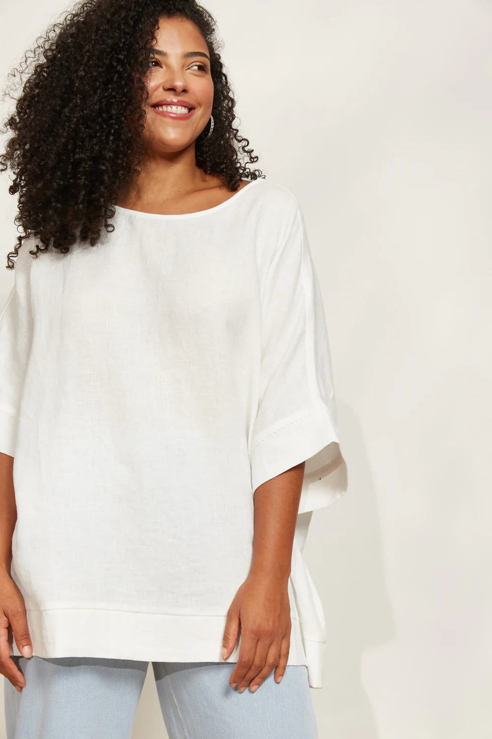 Eb & Ive Seraphic Relaxed Top [COLOUR:Opal   SIZE:One size]