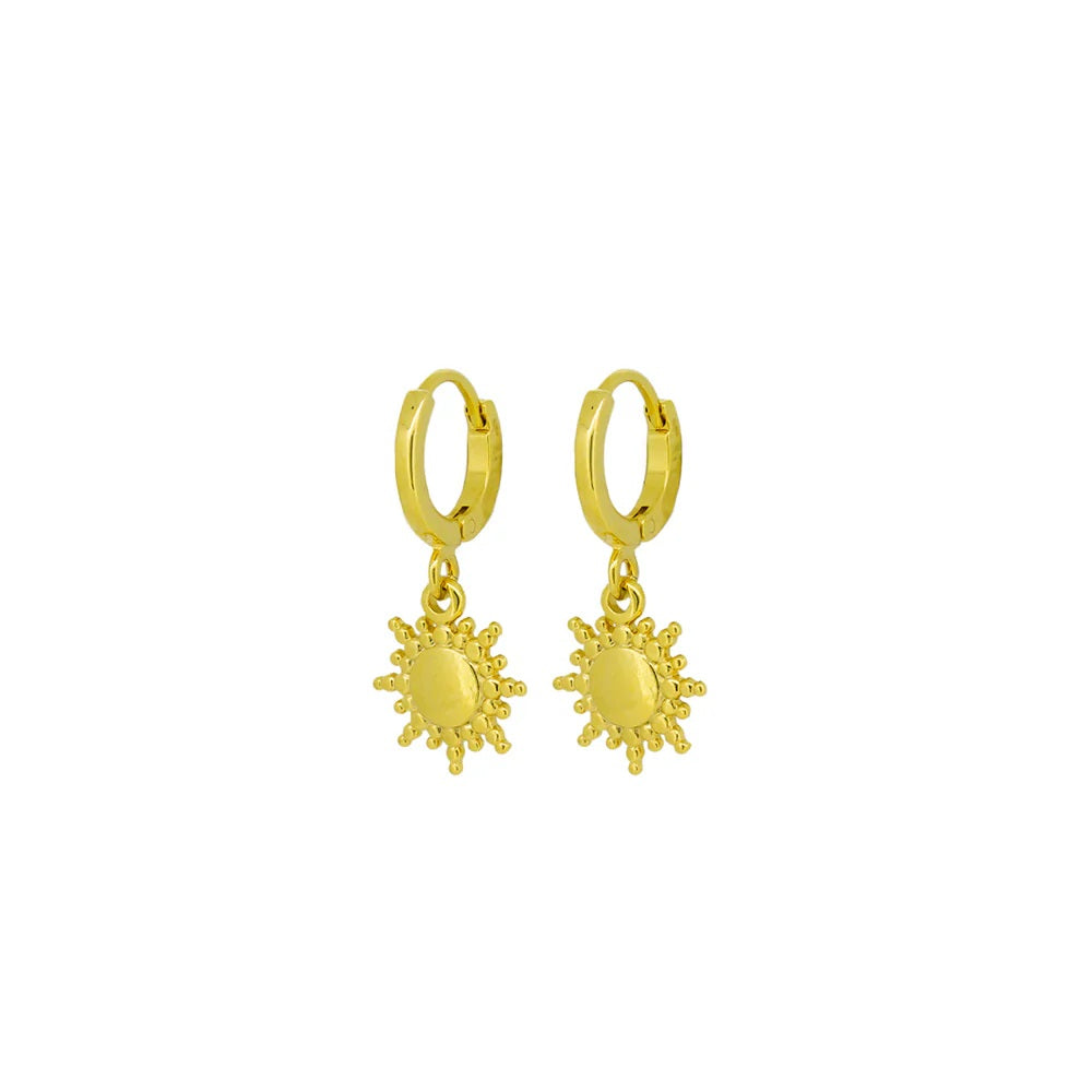 Jolie & Deen Lazuli Earrings [COLOUR:Yellow Gold]