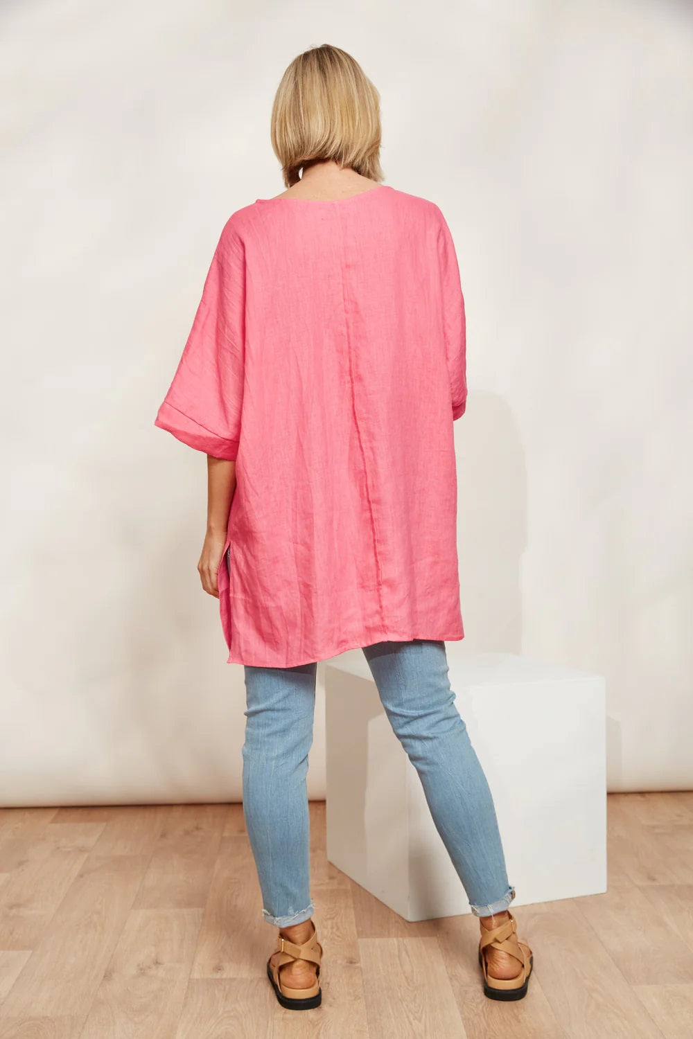 Eb & Ive Halcyon Relaxed Top [COLOUR:Musk SIZE:One size]