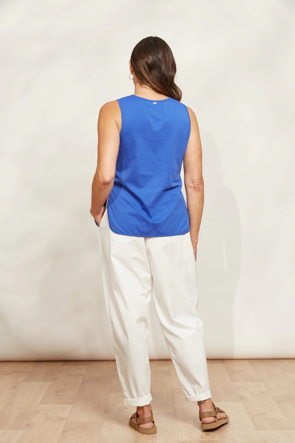 Eb & Ive Verano Tank [COLOUR:Cobalt SIZE:XS]