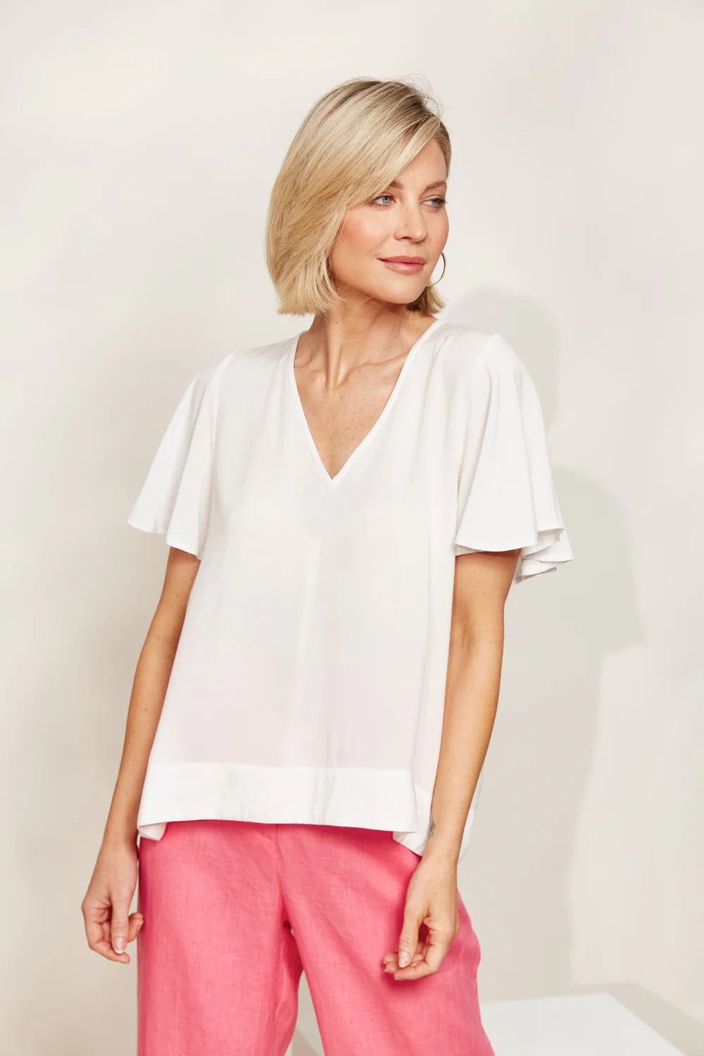 Eb & Ive La Mer Top [COLOUR:Opal   SIZE:XS]