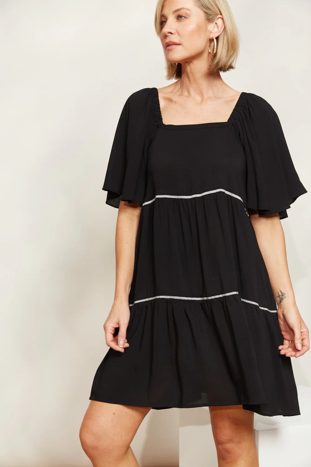 Eb & Ive La Mer Dress [COLOUR:Sable SIZE:XS]