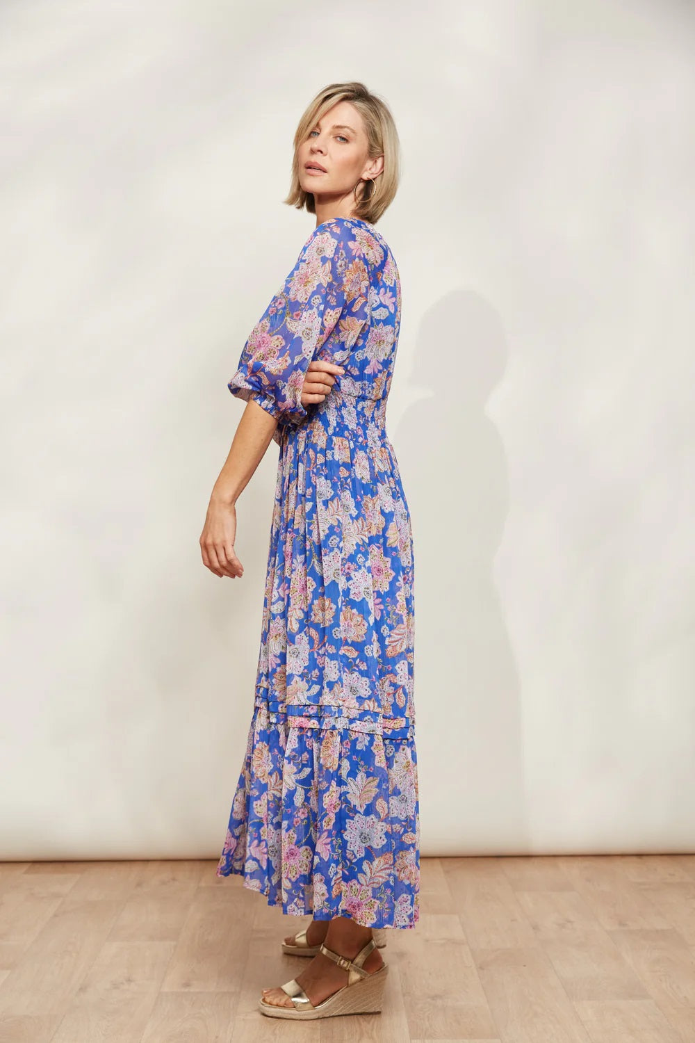 Eb & Ive Sereno Maxi Dress [COLOUR:Palme SIZE:S]