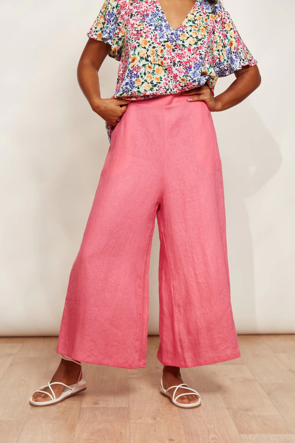 Eb & Ive Halcyon Crop Pant [COLOUR:Musk SIZE:XS]