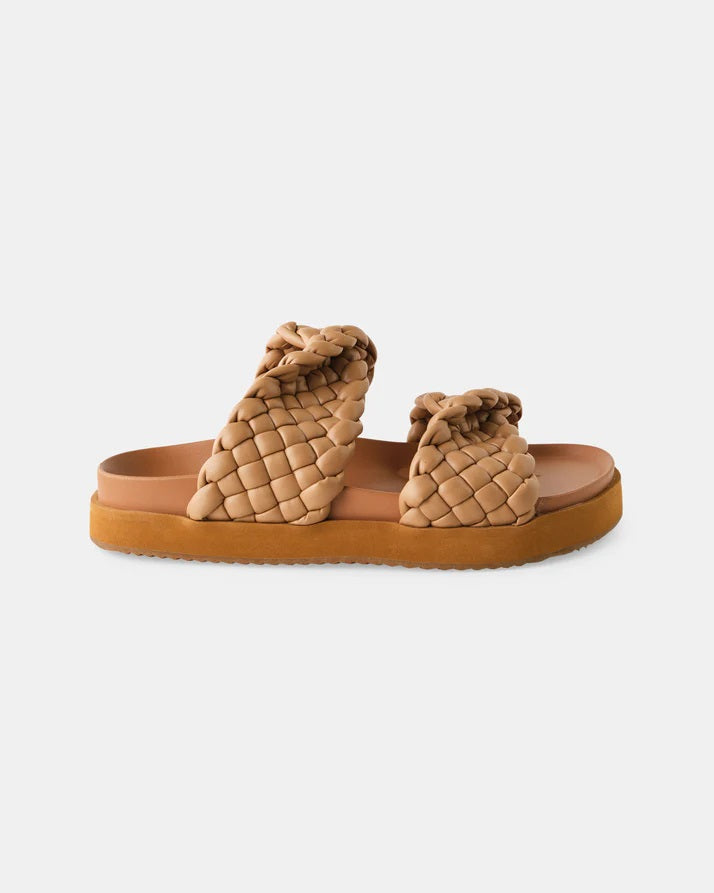 Walnut Mim Slide [COLOUR:Light Tan SIZE:37]