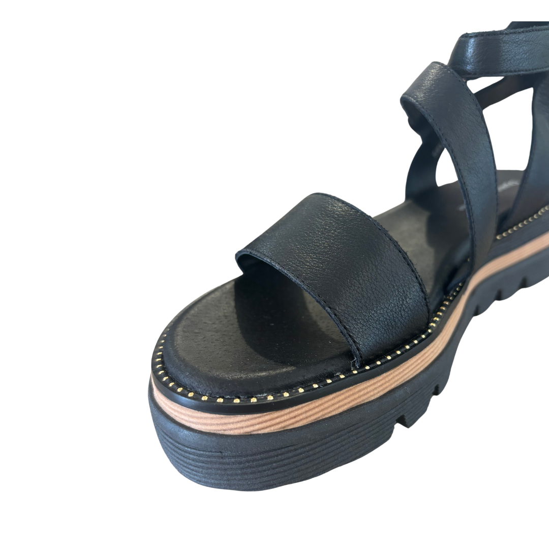 Django & Juliette Selima Sandal [COLOUR:Black SIZE:36]