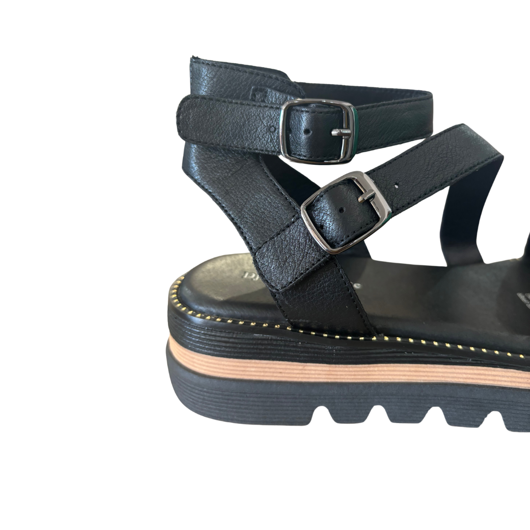 Django & Juliette Selima Sandal [COLOUR:Black SIZE:36]