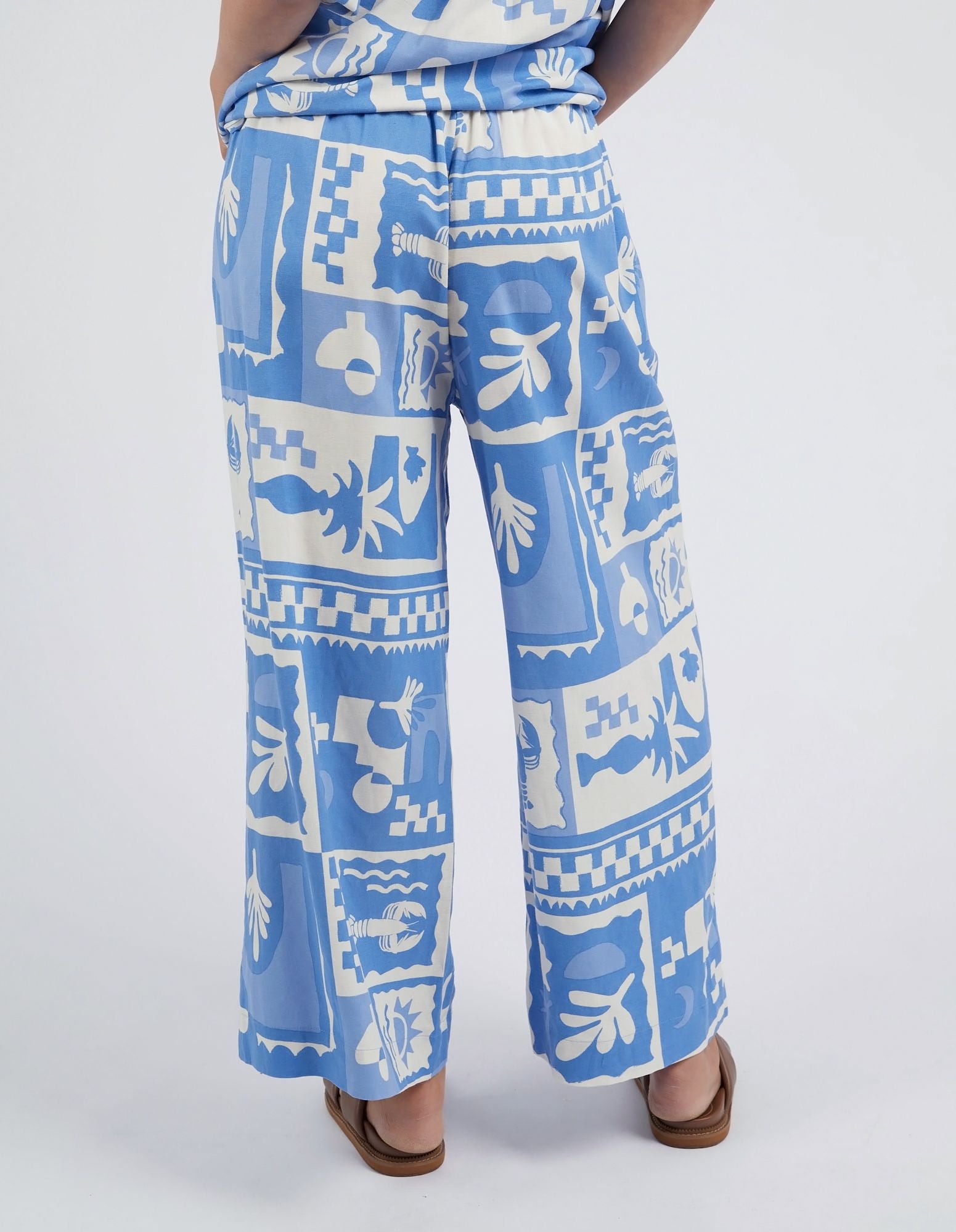 Elm Holiday Sun Pant [COLOUR:Cerulean blue SIZE:8]