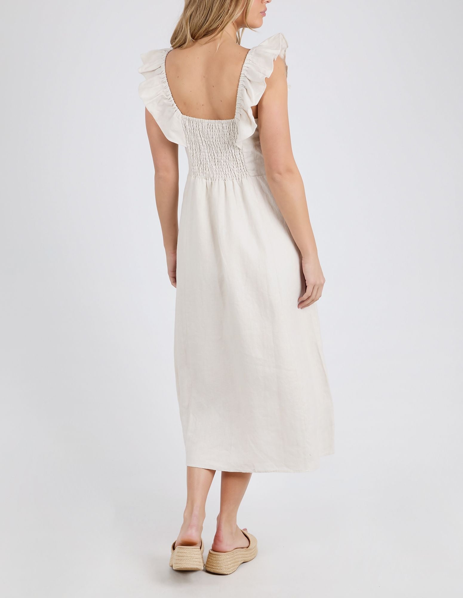 Foxwood Bonifacio Dress [COLOUR:Oat SIZE:8]