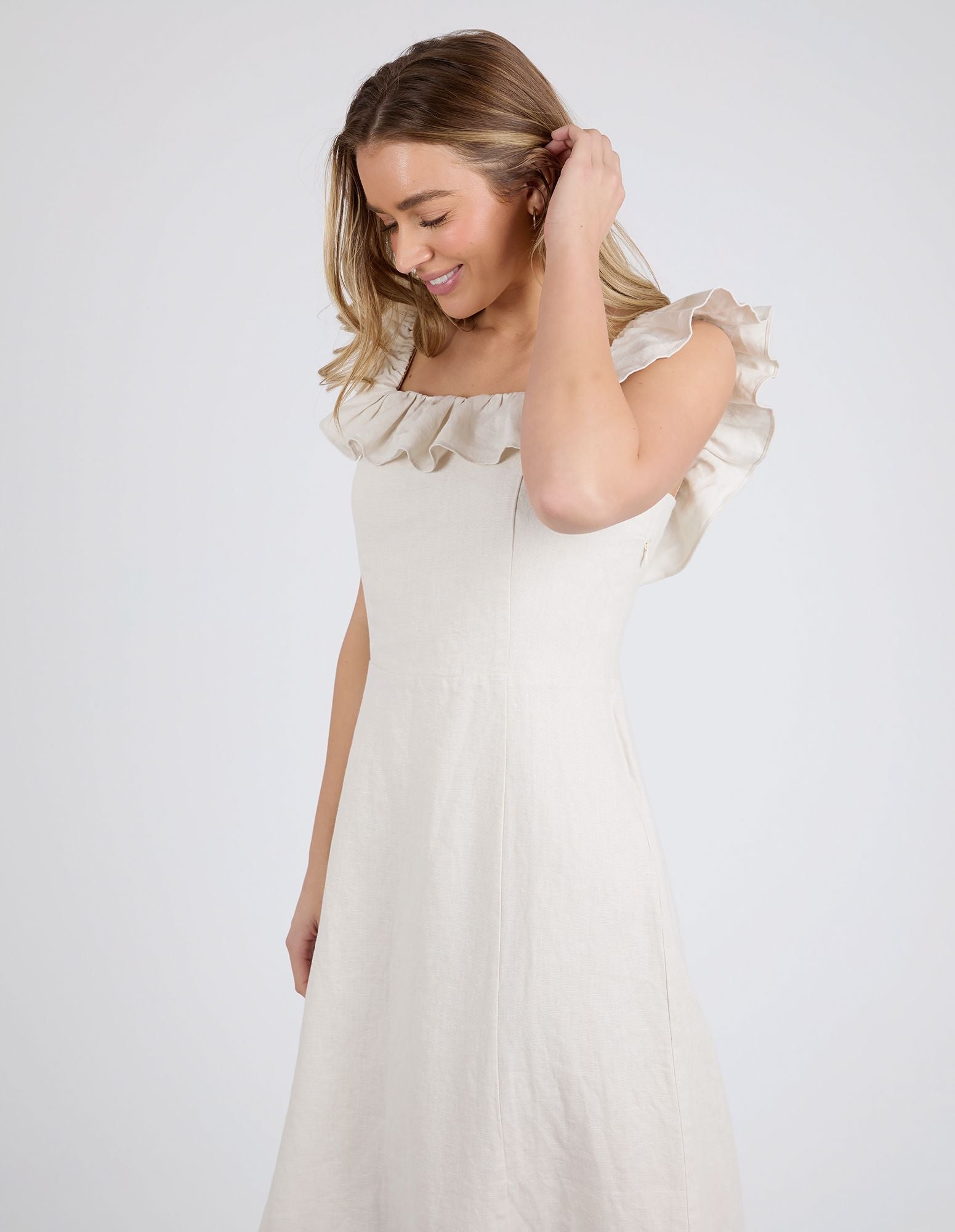 Foxwood Bonifacio Dress [COLOUR:Oat SIZE:8]