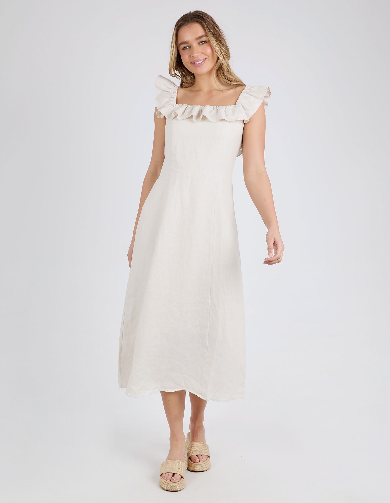 Foxwood Bonifacio Dress [COLOUR:Oat SIZE:8]