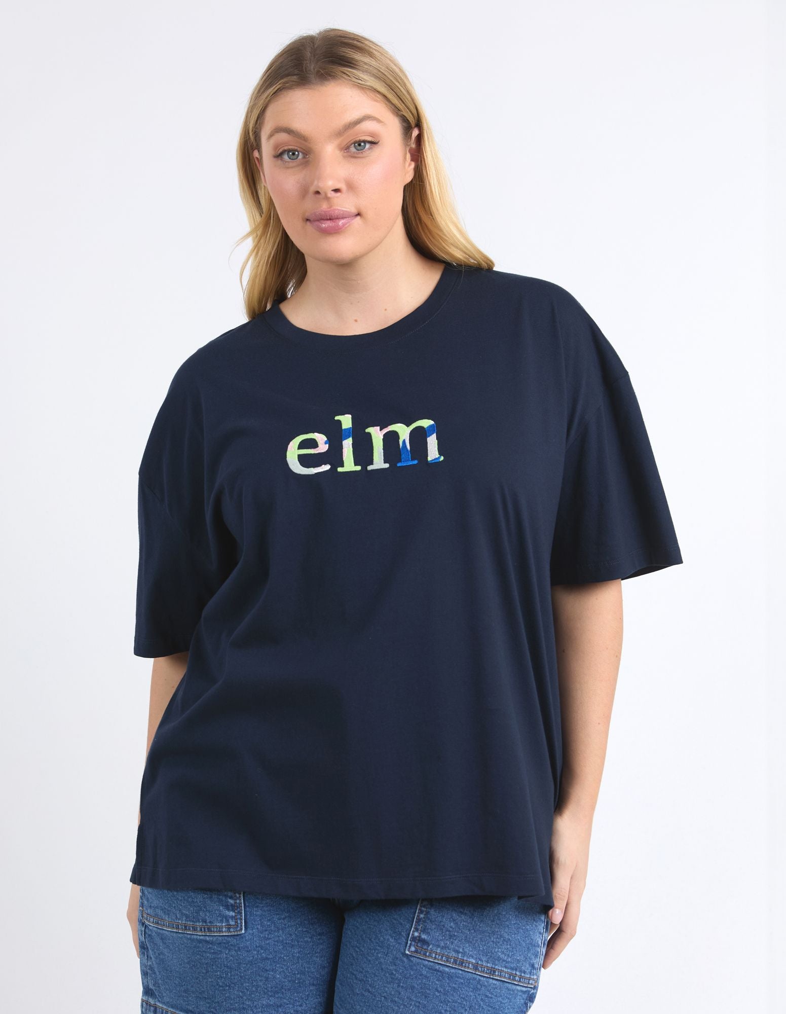 Elm Coterie Tee [COLOUR:Navy SIZE:10]