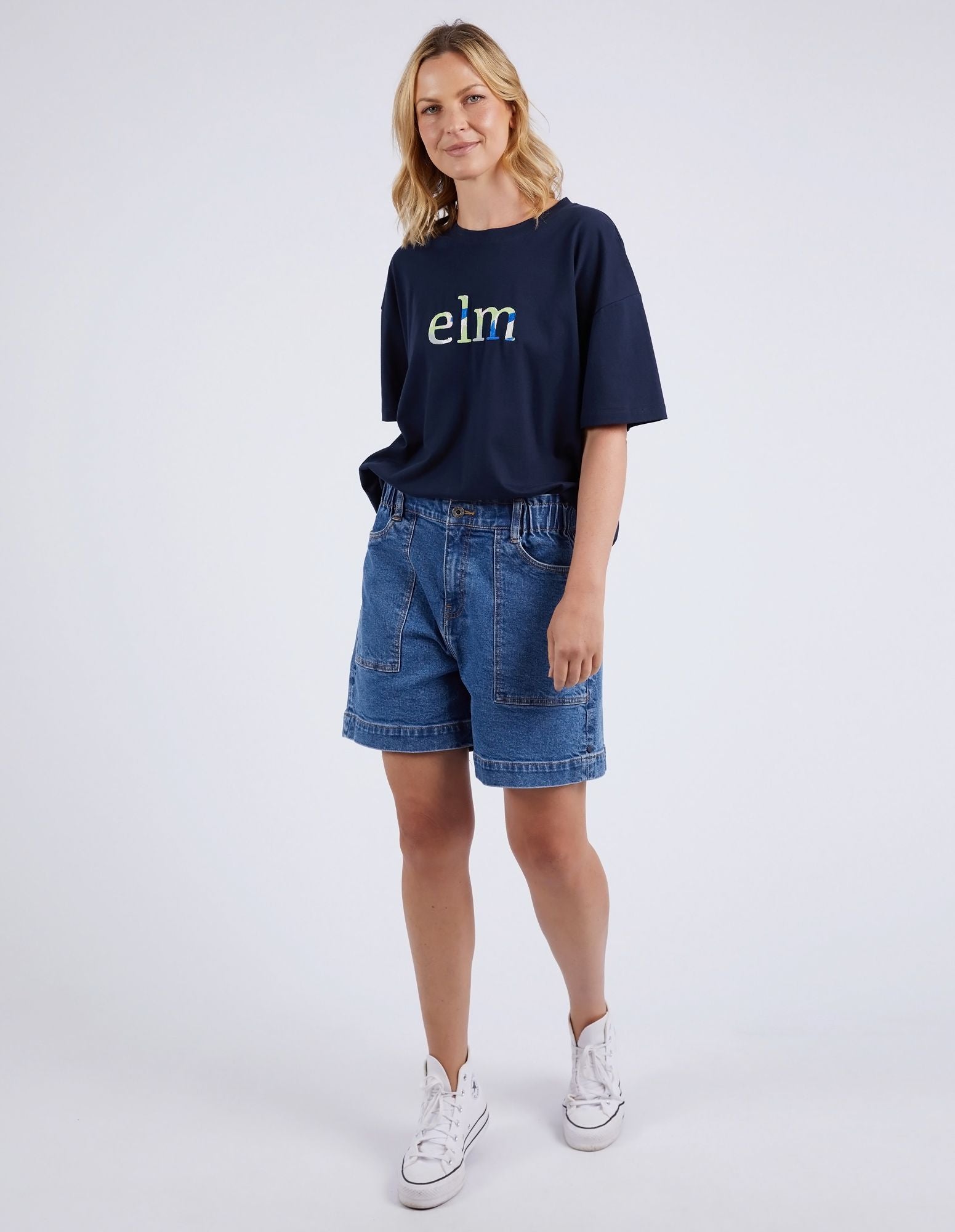 Elm Coterie Tee [COLOUR:Navy SIZE:10]