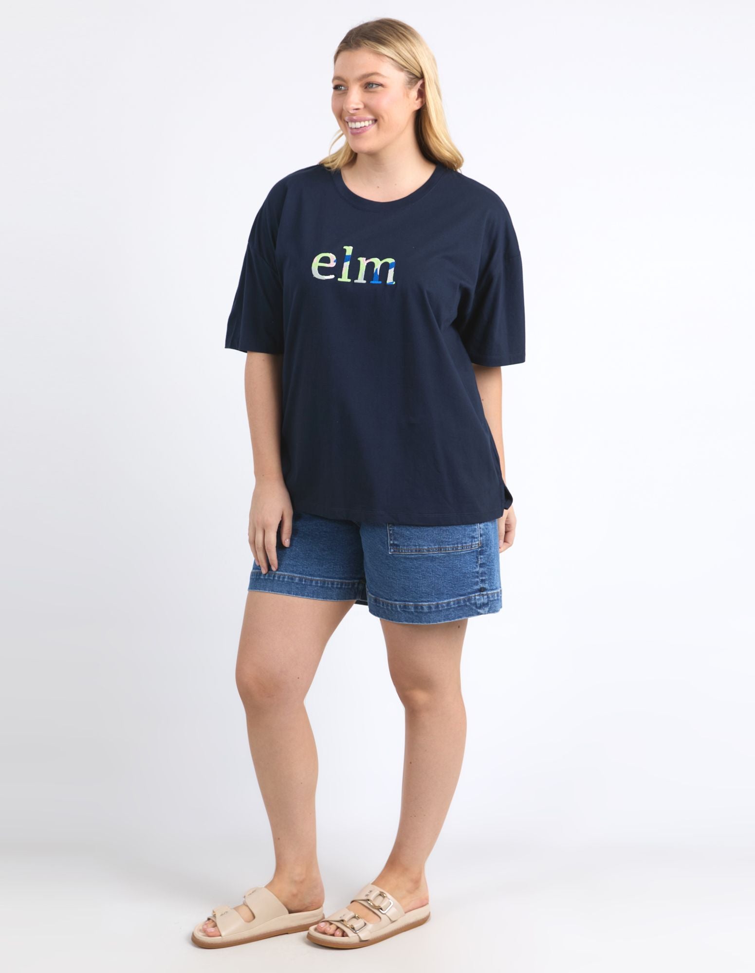 Elm Coterie Tee [COLOUR:Navy SIZE:10]