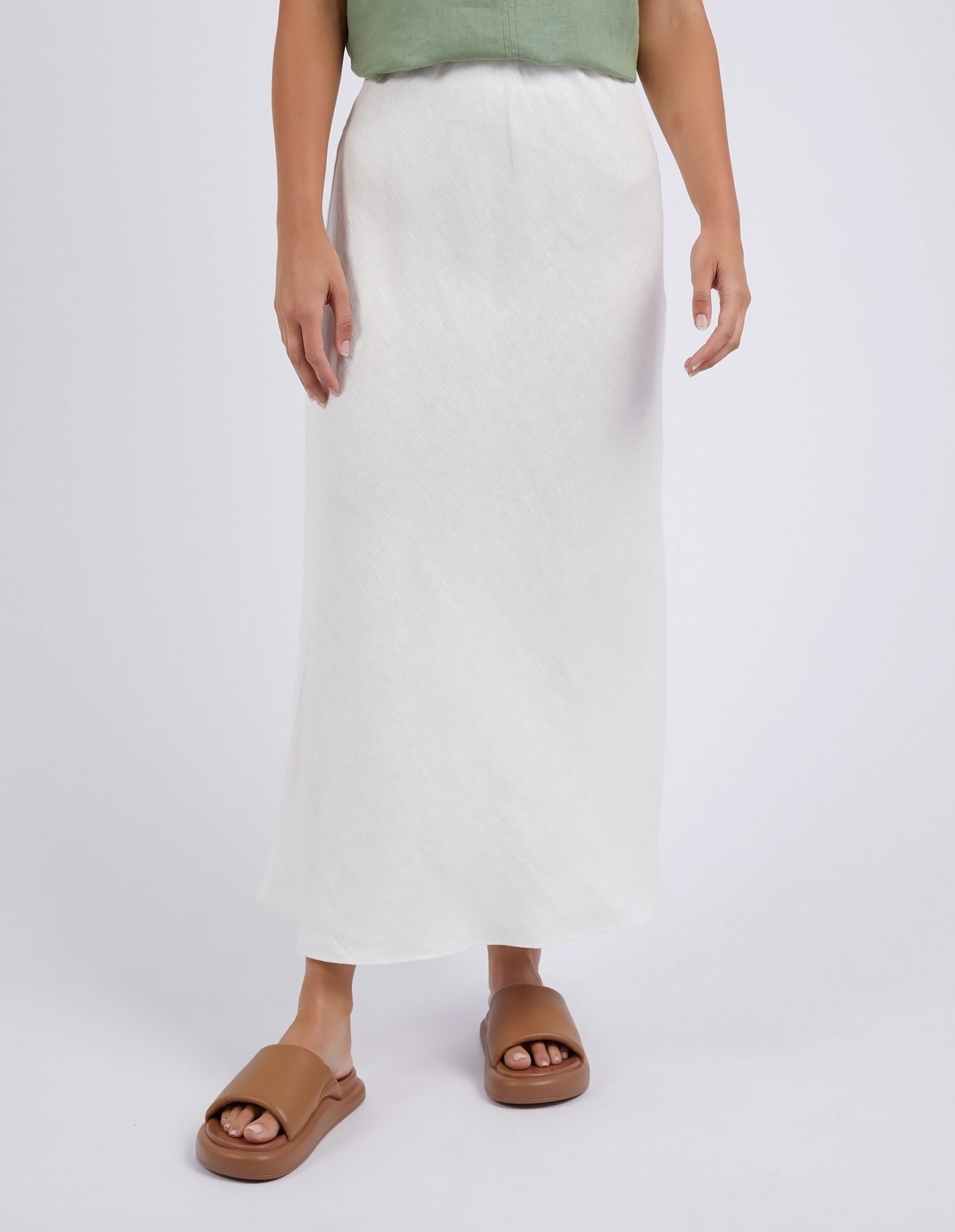 Foxwood Lyon Slip Skirt [COLOUR:Vintage white  SIZE:8]