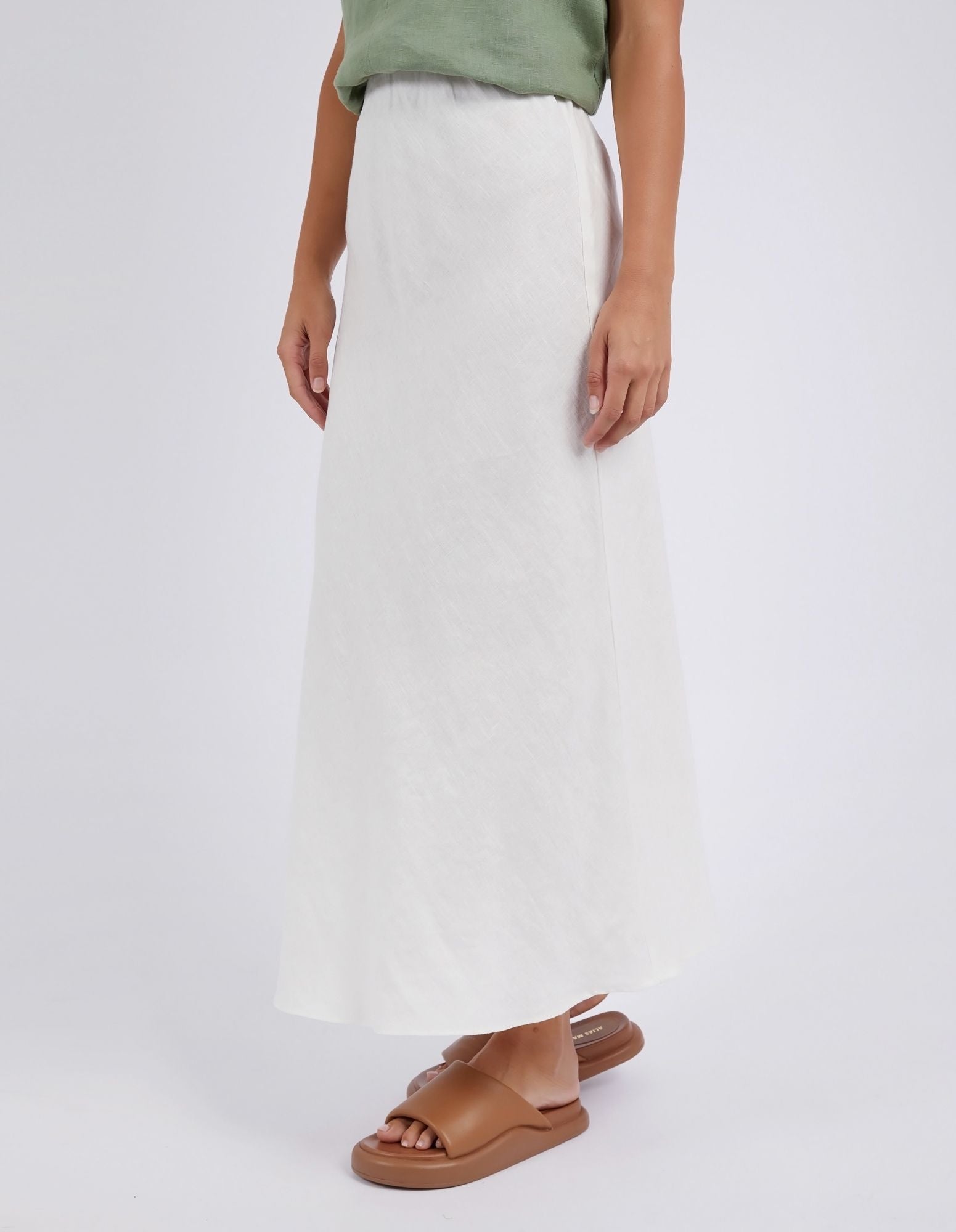 Foxwood Lyon Slip Skirt [COLOUR:Vintage white  SIZE:8]