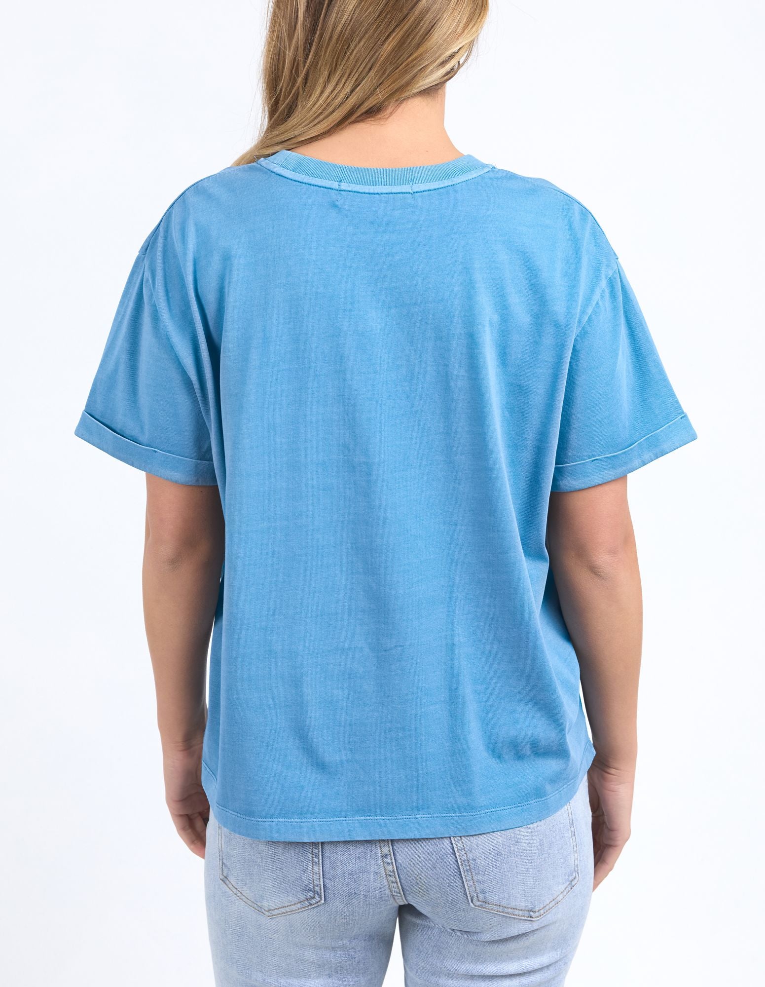 Foxwood Huntleigh Oversized Tee [COLOUR:Azure Blue SIZE:10]