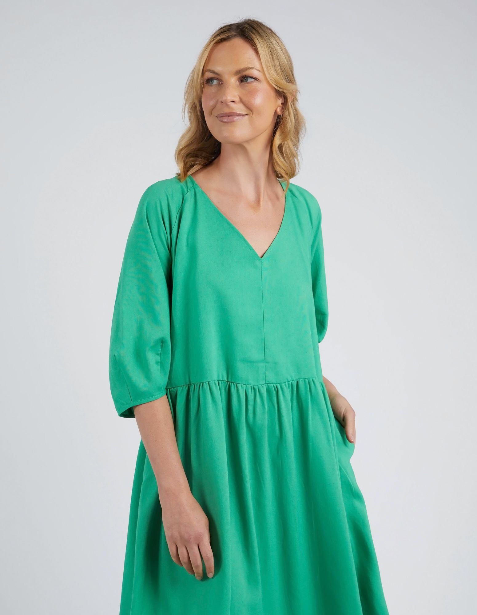 Elm Rosalie Dress [COLOUR:Greenbriar SIZE:10]