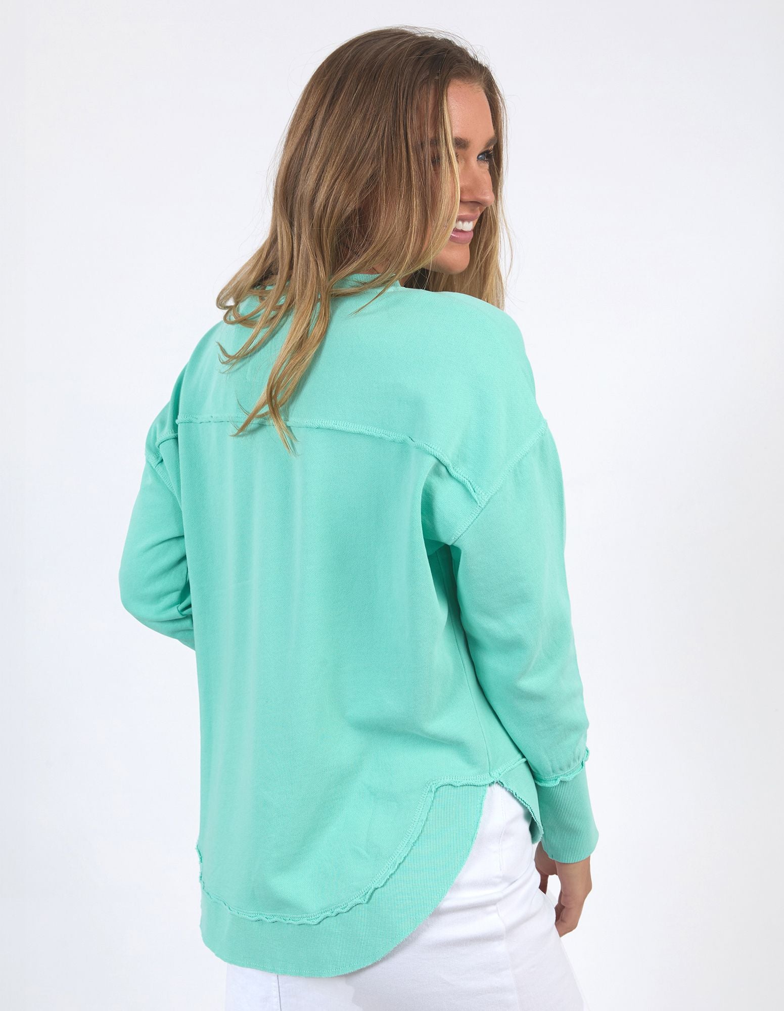 Foxwood Simplified Crew | 100% Cotton Women's Sweatshirts | Little Extras Lifestyle | Forbes Women's Clothing Boutique