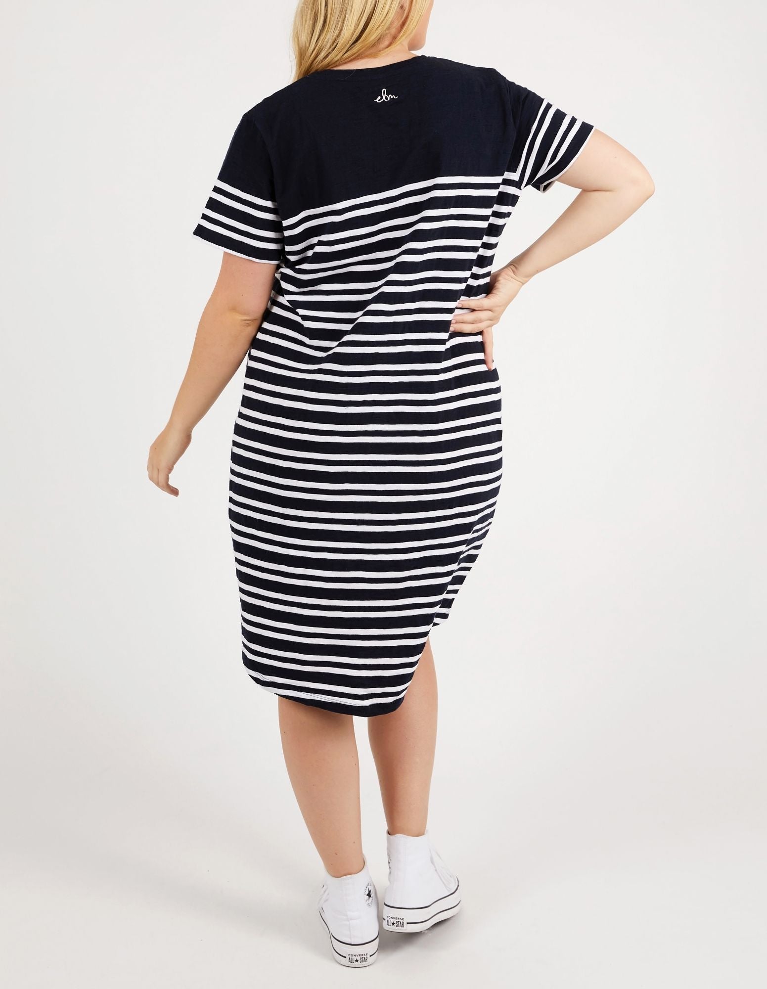 Elm Aligner Tee Dress [COLOUR:Navy SIZE:8]