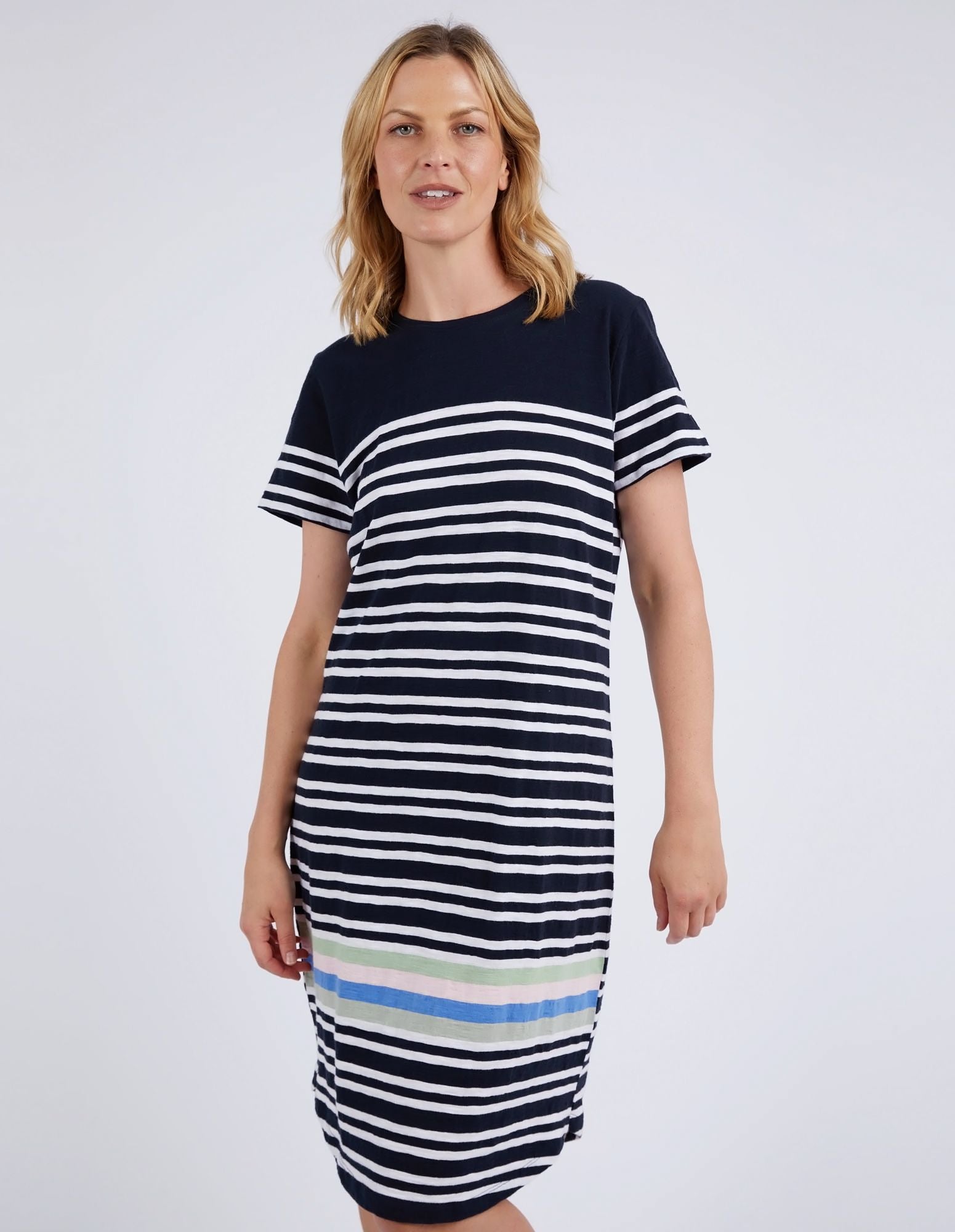 Elm Aligner Tee Dress [COLOUR:Navy SIZE:8]