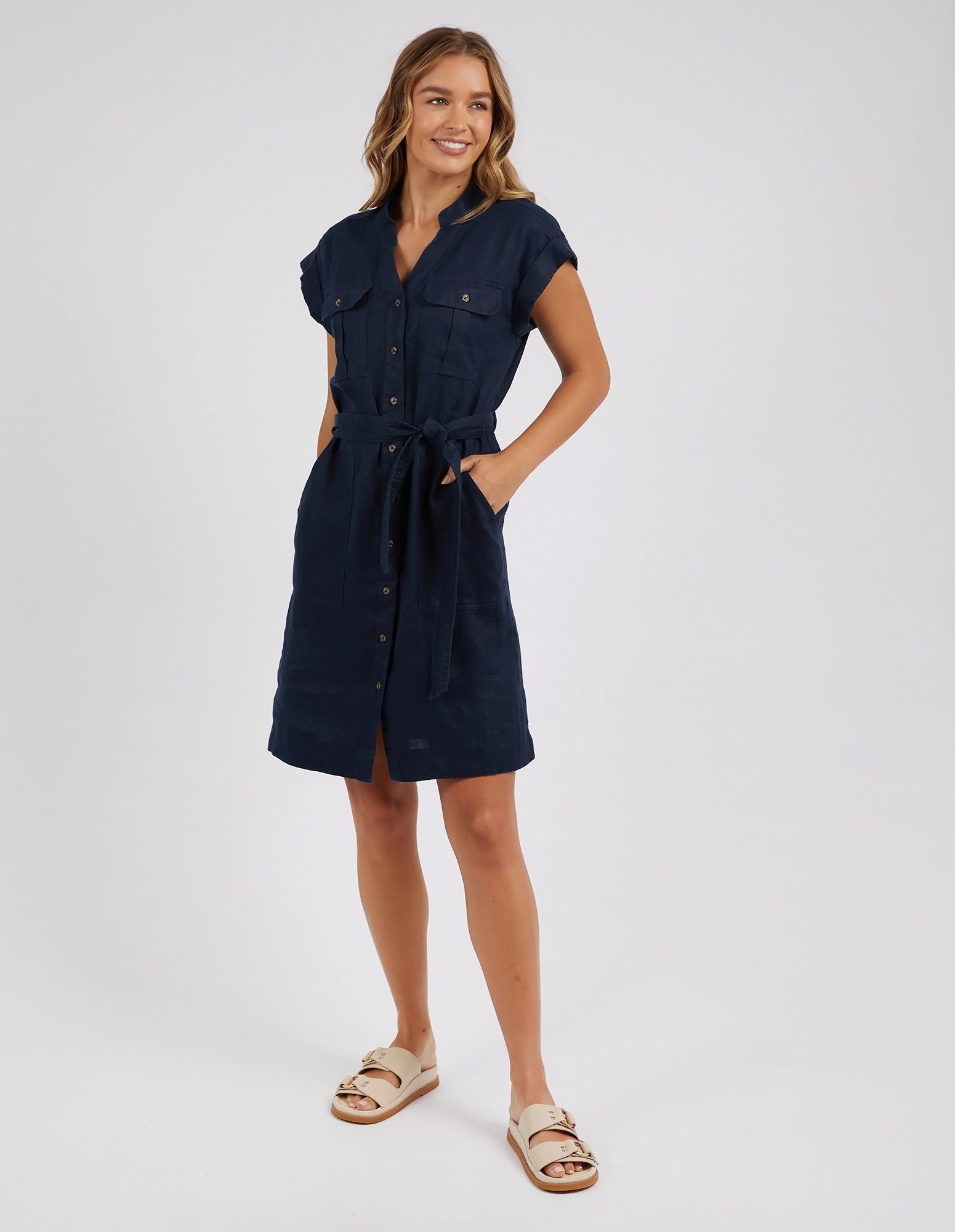 Foxwood Harlow Dress [COLOUR:Navy SIZE:8]