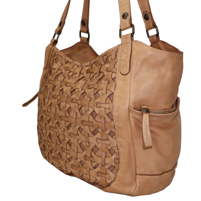 Kompanero Ashton Handbag [COLOUR:Taupe]